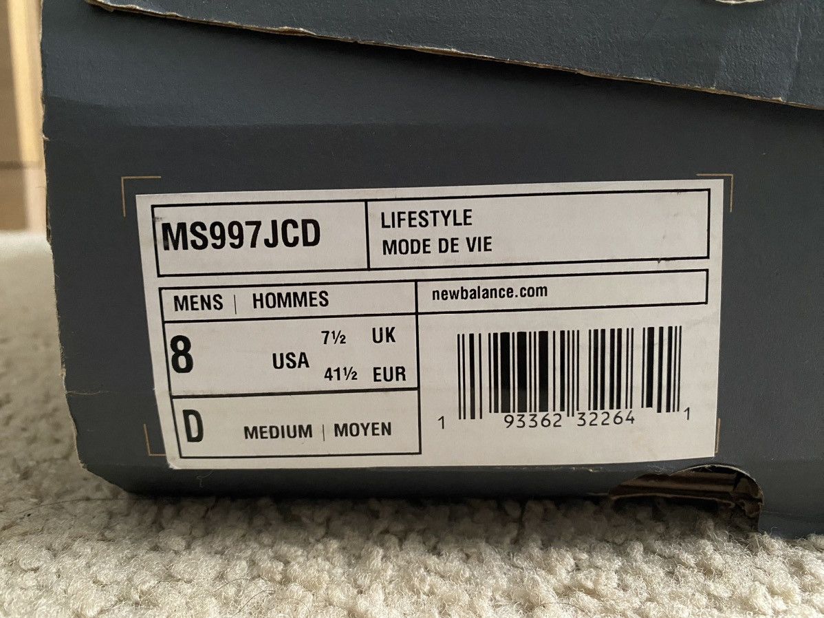 New Balance New Balance 997S White Charcoal Size US 8 / EU 41 - 4 Thumbnail