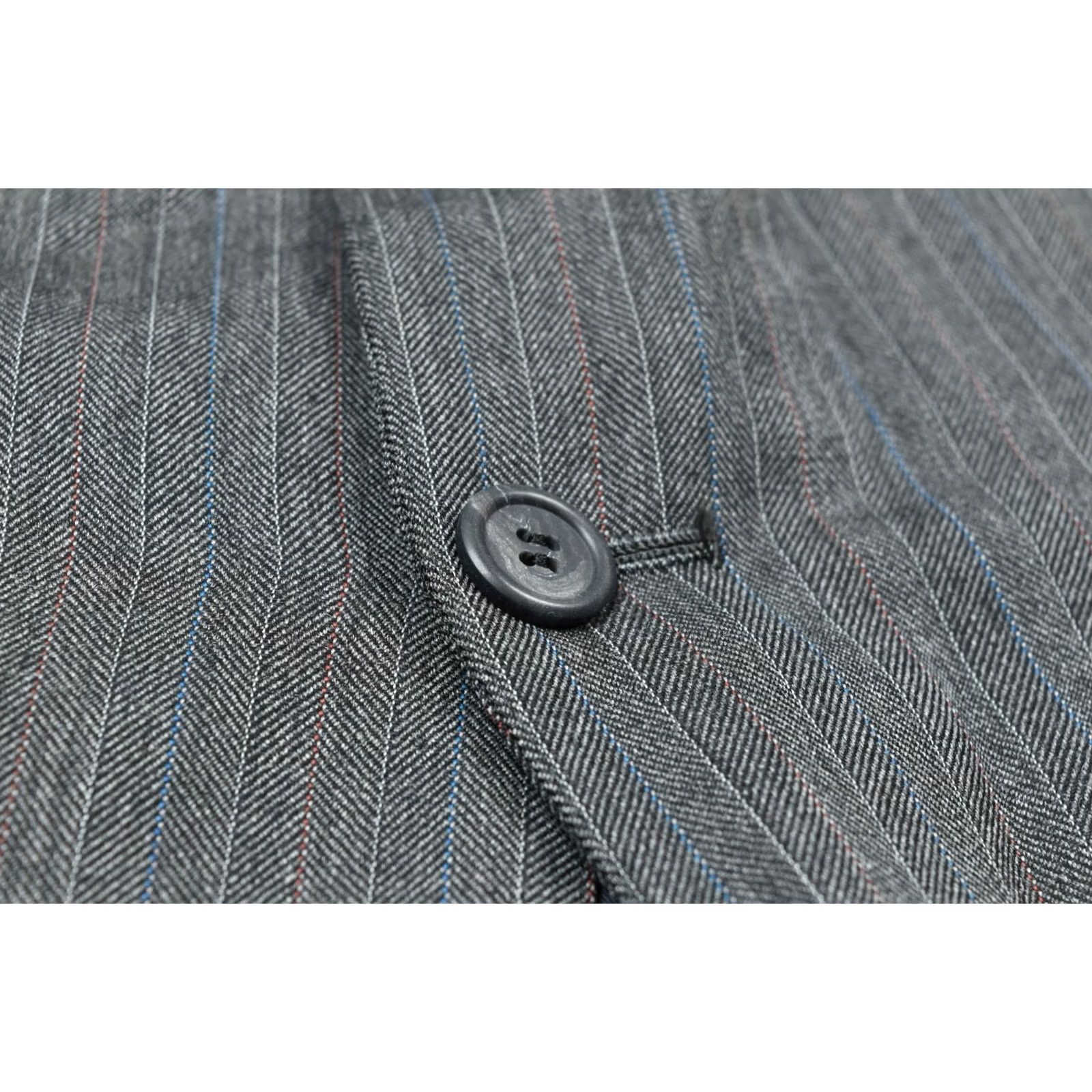Vintage O'Connell'S Sport Coat Blazer Mens 46R Gray Herringbone Three-Button Classic Size 46R - 6 Thumbnail