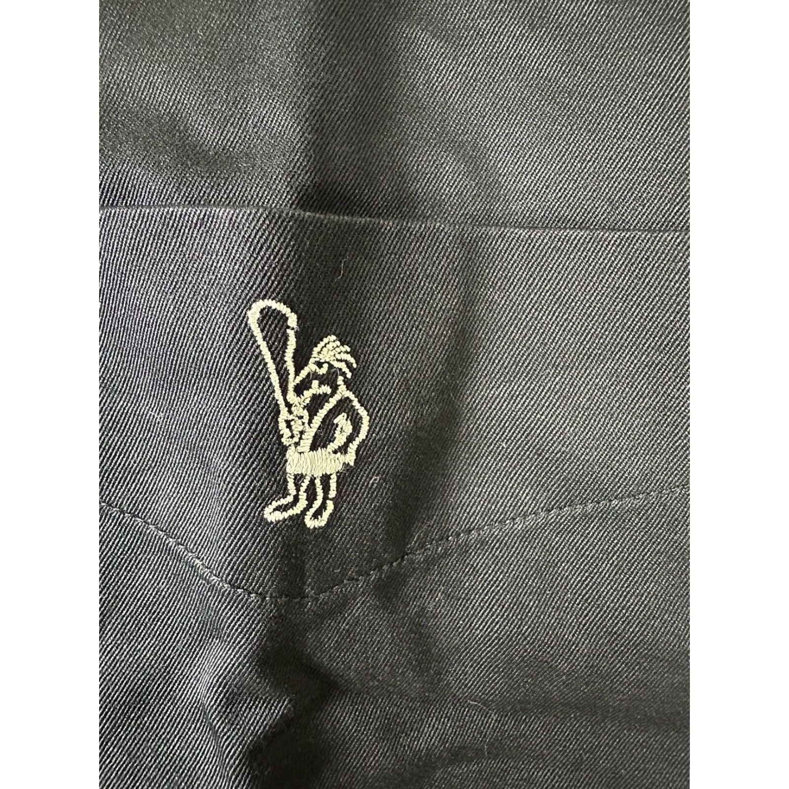 Vintage CAVEMAN COTTON TWILL BUTTON-DOWN SHIRT MEN L TALL NAVY LONG SLEEVE CASUAL MENS Size US L / EU 52-54 / 3 - 4 Thumbnail