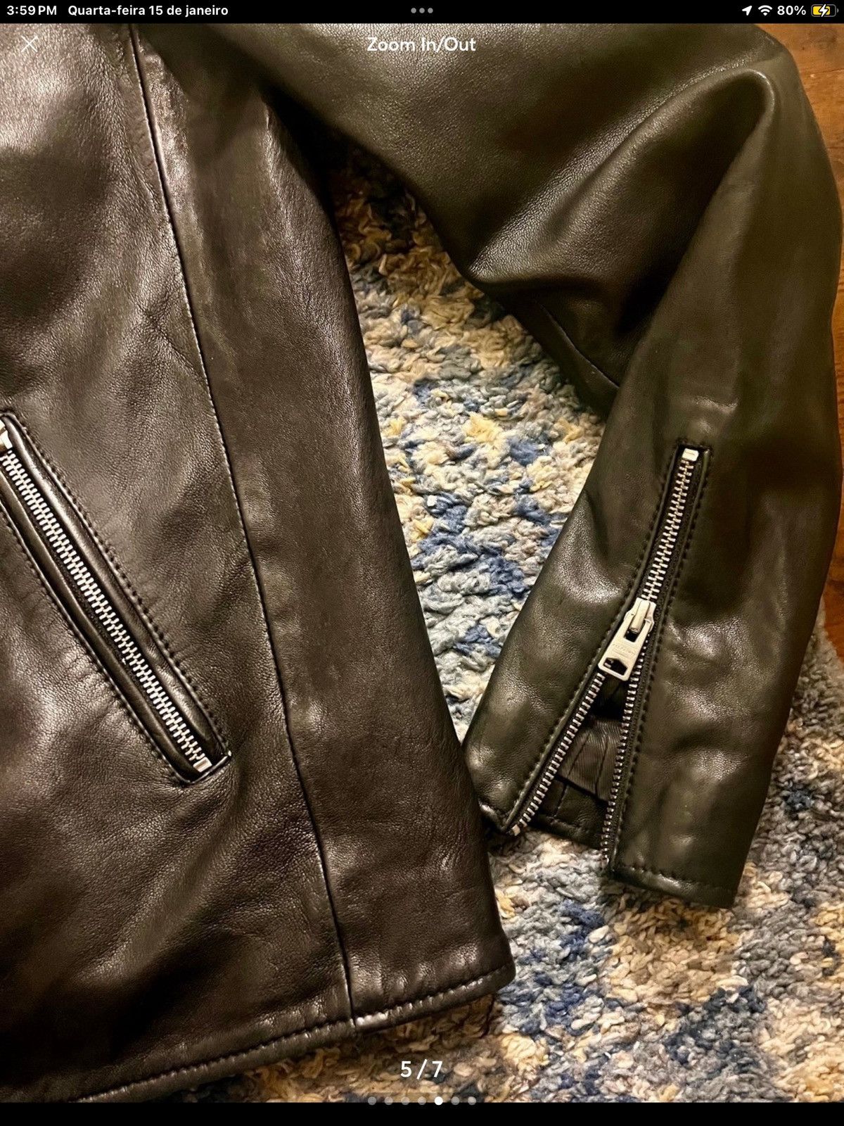 Allsaints AllSaints leather bomber Size US M / EU 48-50 / 2 - 7 Thumbnail
