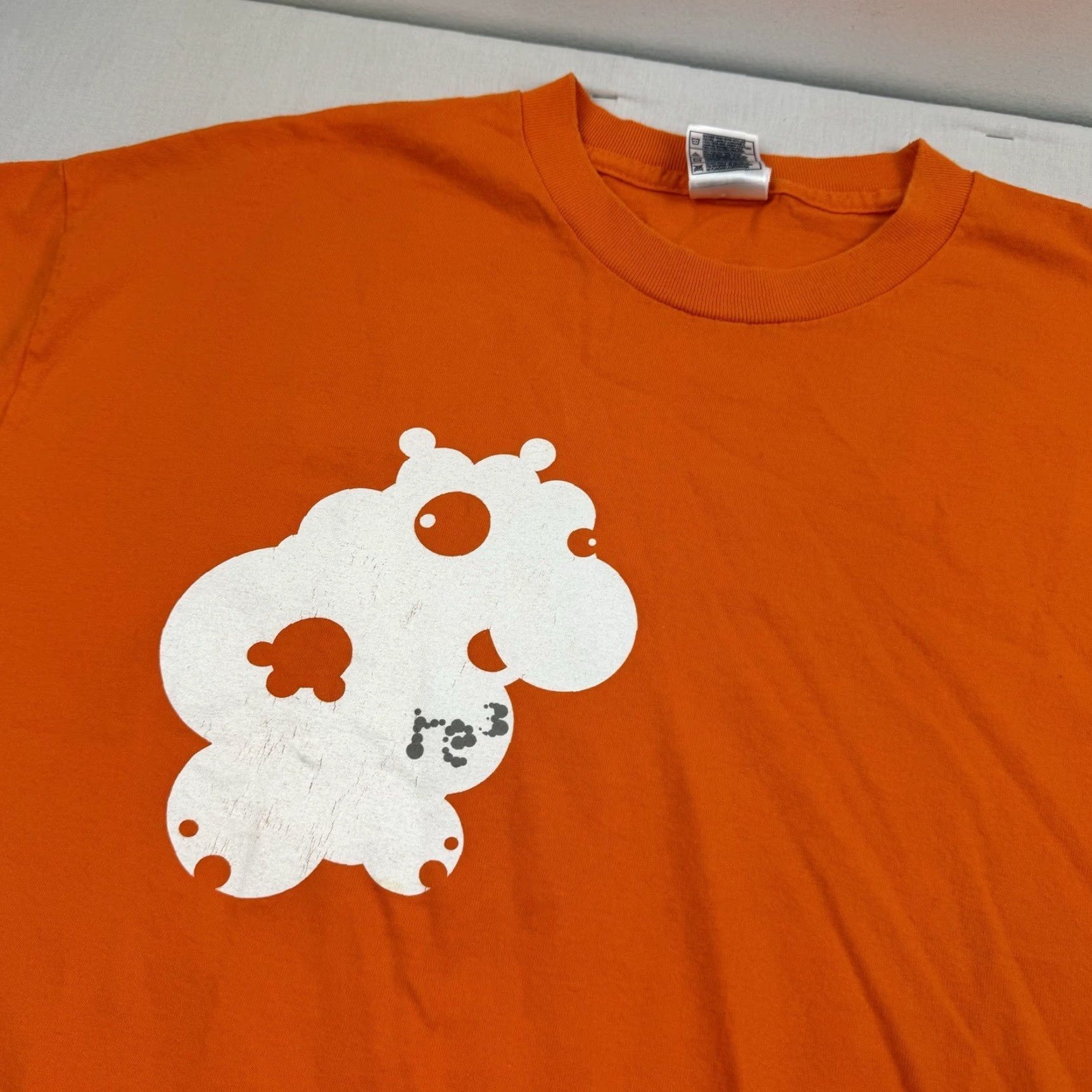 Vintage Vintage Orange XL Sh­­irt Grunge Punk Skater Y2K 2000s American Size US XL / EU 56 / 4 - 2 Thumbnail