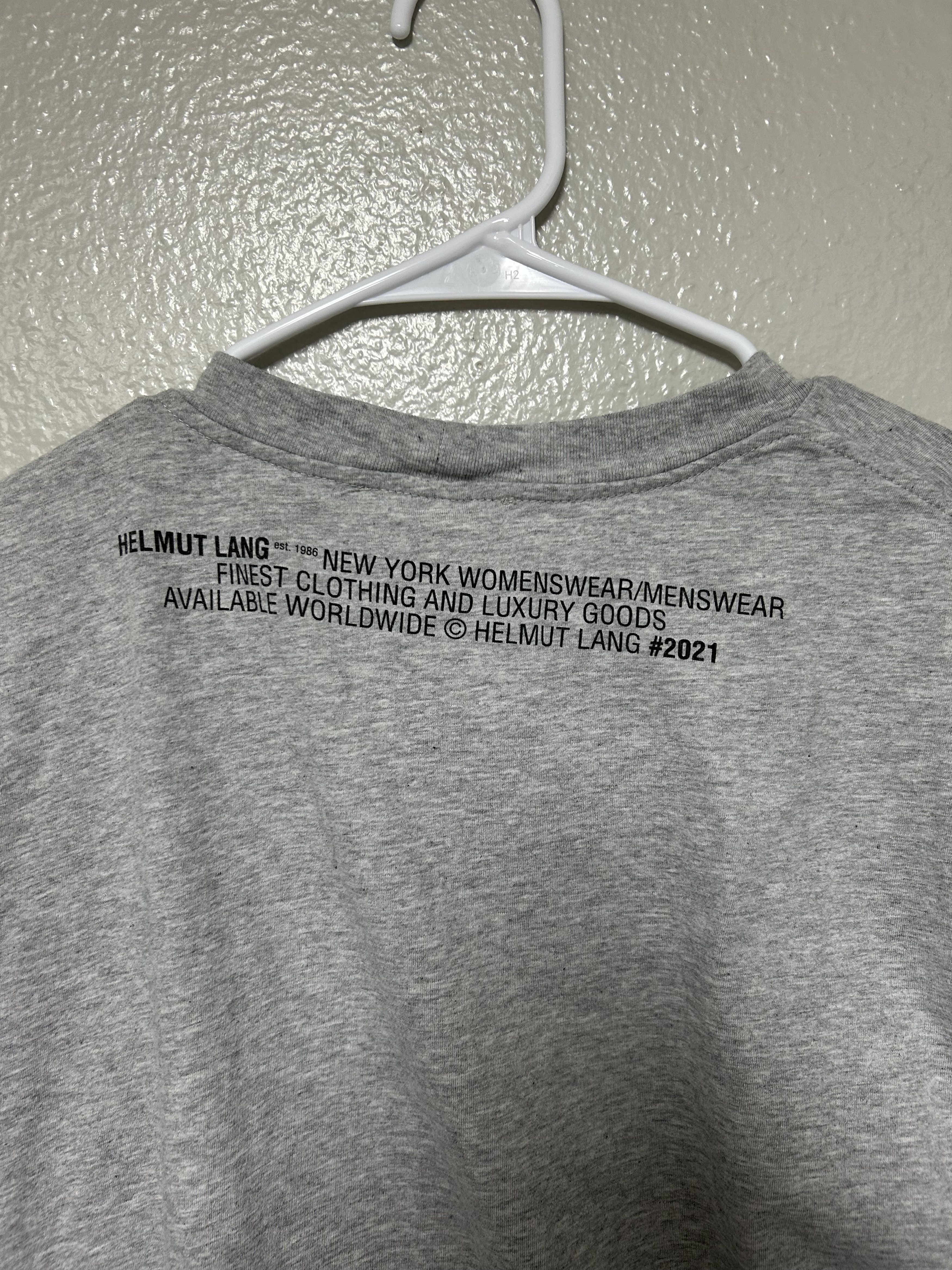 Helmut Lang Helmut lang gray minimal dog graphic tee size M Size US M / EU 48-50 / 2 - 4 Thumbnail