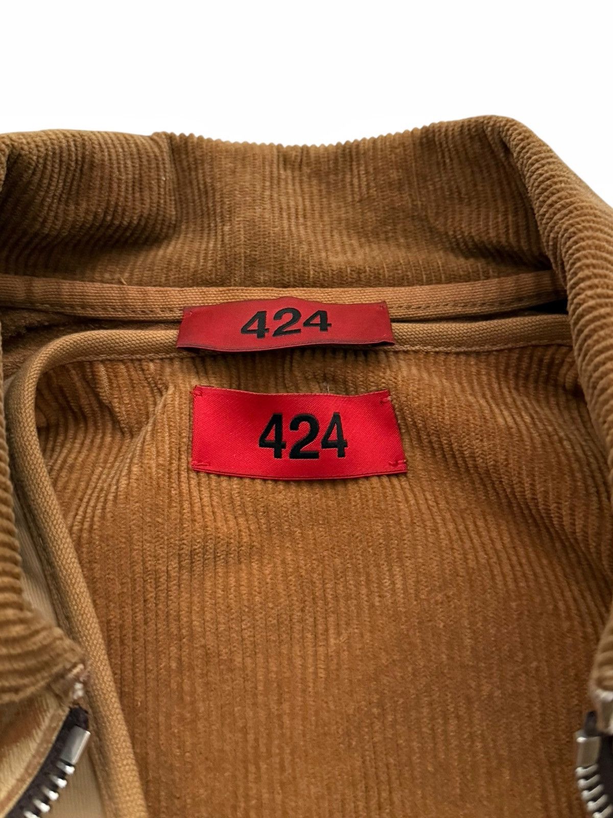 424 RARE $5k Leather Distressed “Carhartt” Work Jacket Size US M / EU 48-50 / 2 - 5 Thumbnail