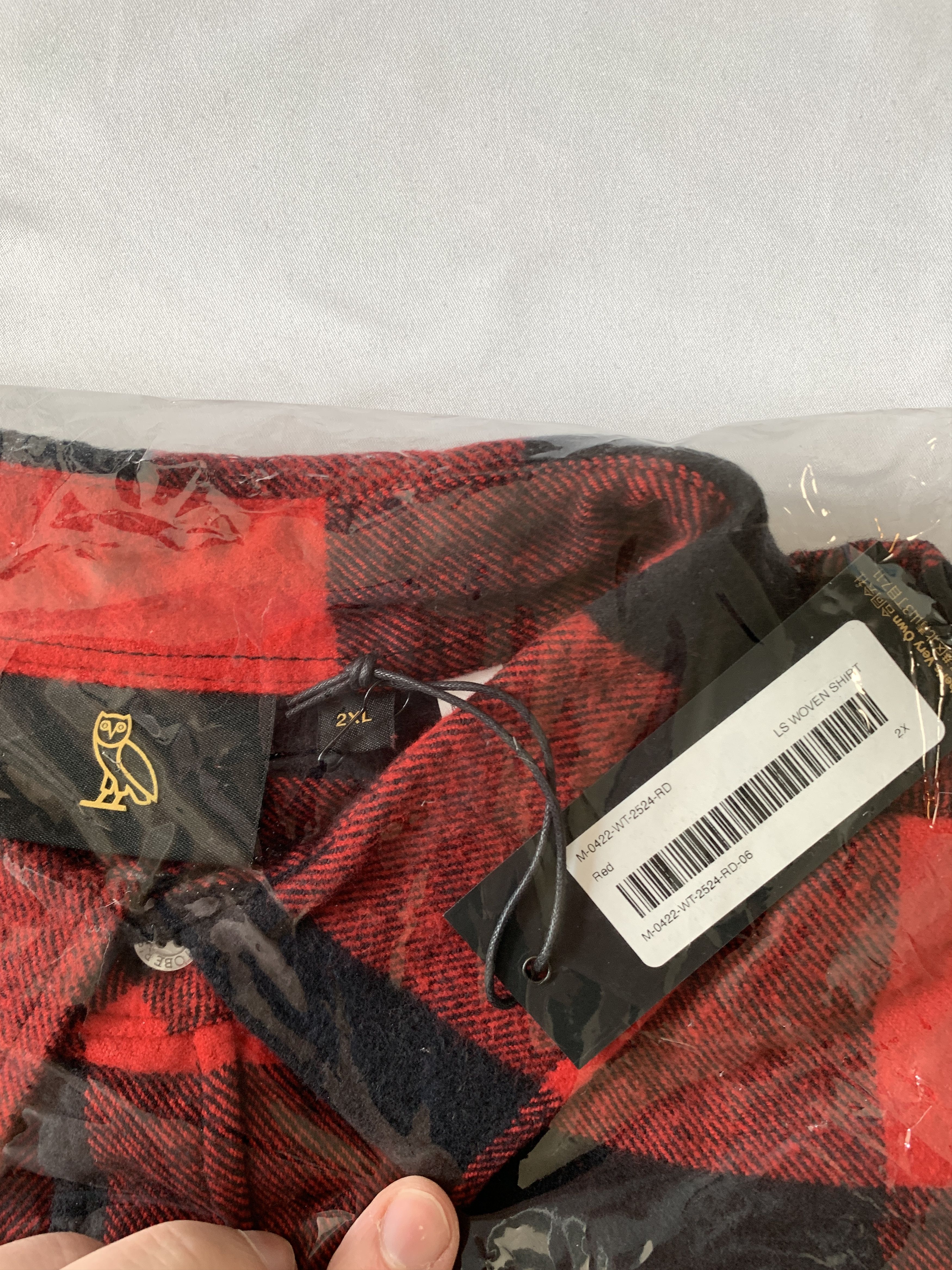 Drake OVO Buffalo Plaid Flannel Shirt Size US XXL / EU 58 / 5 - 5 Thumbnail