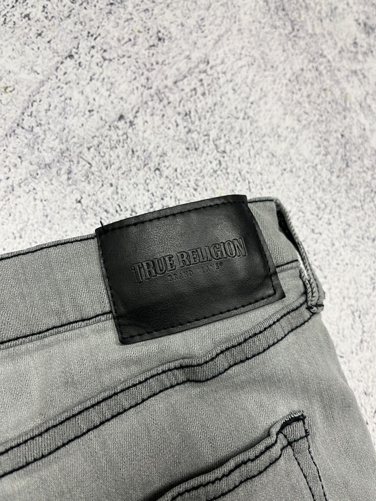 Japanese Brand × True Religion True Religion Rocco Distressed Relaxed Skinny Jeans Y2k Rare Size US 34 / EU 50 - 14 Thumbnail