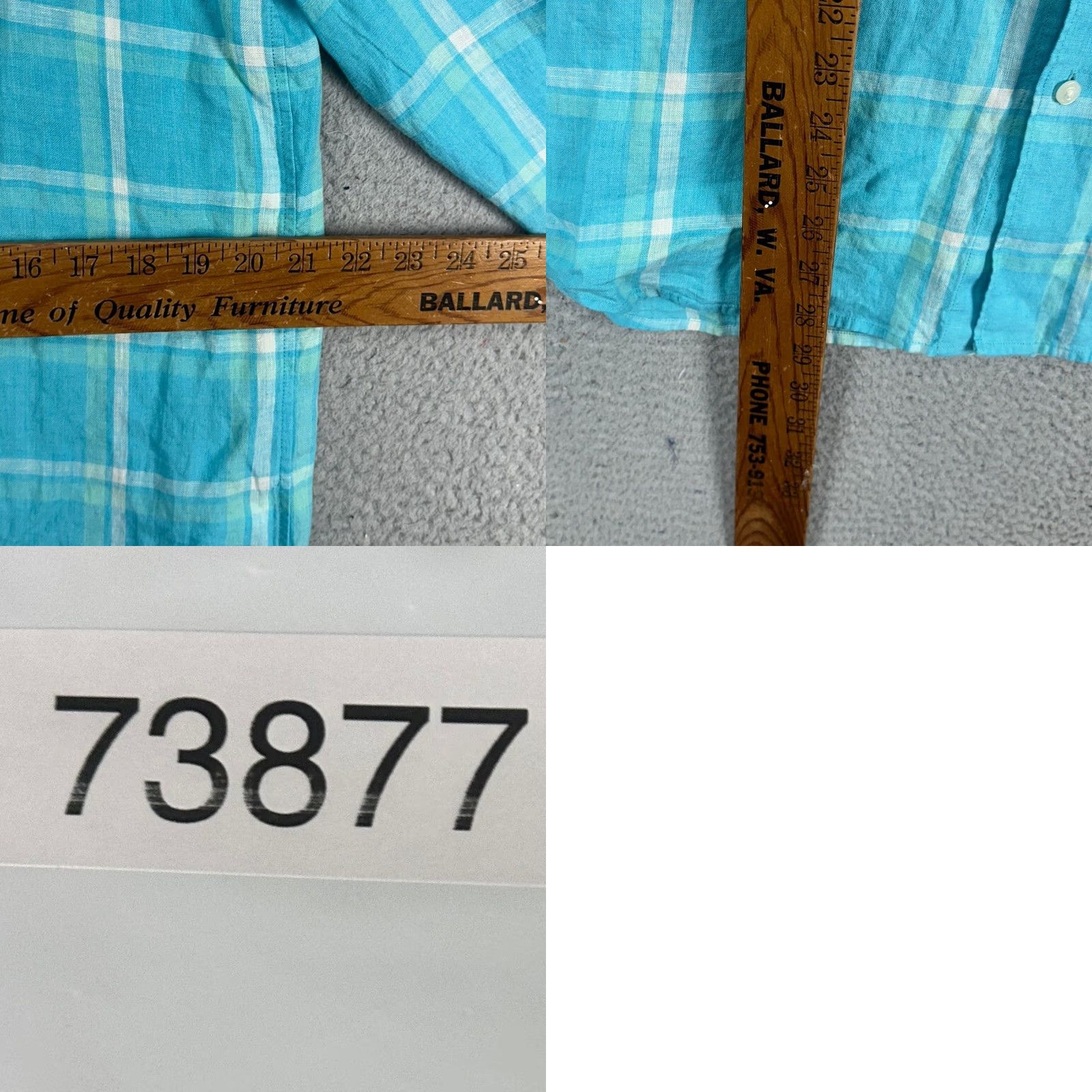 Vineyard Vines Vineyard Vines Mens Button Up Shirt Medium Blue Plaid Linen Bendback Tisbury NEW Shirt Mens Blue Plaid Linen Bendback Tisbury NEW Size US M / EU 48-50 / 2 - 8 Thumbnail