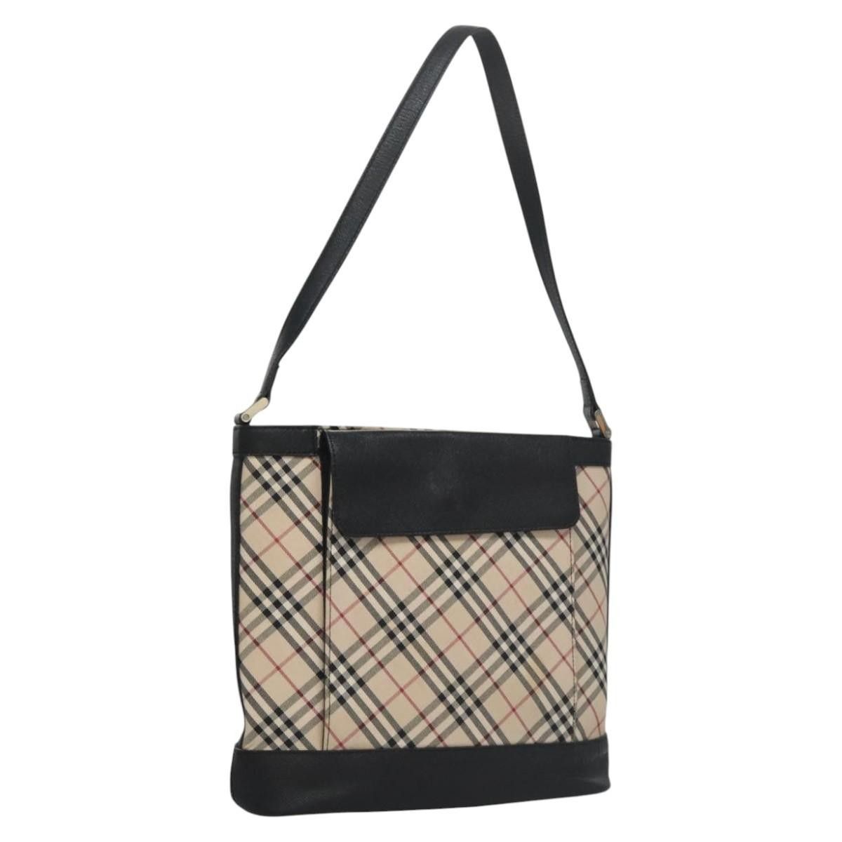 Burberry Shoulder Bag Nova Check Canvas