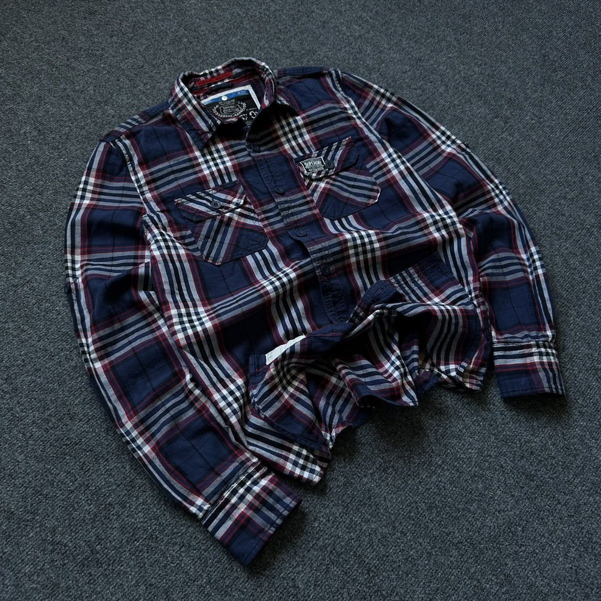 Superdry VTG Western Checked Shirt Superdry Size M Cowboy Old Money Size US M / EU 48-50 / 2 - 2 Thumbnail
