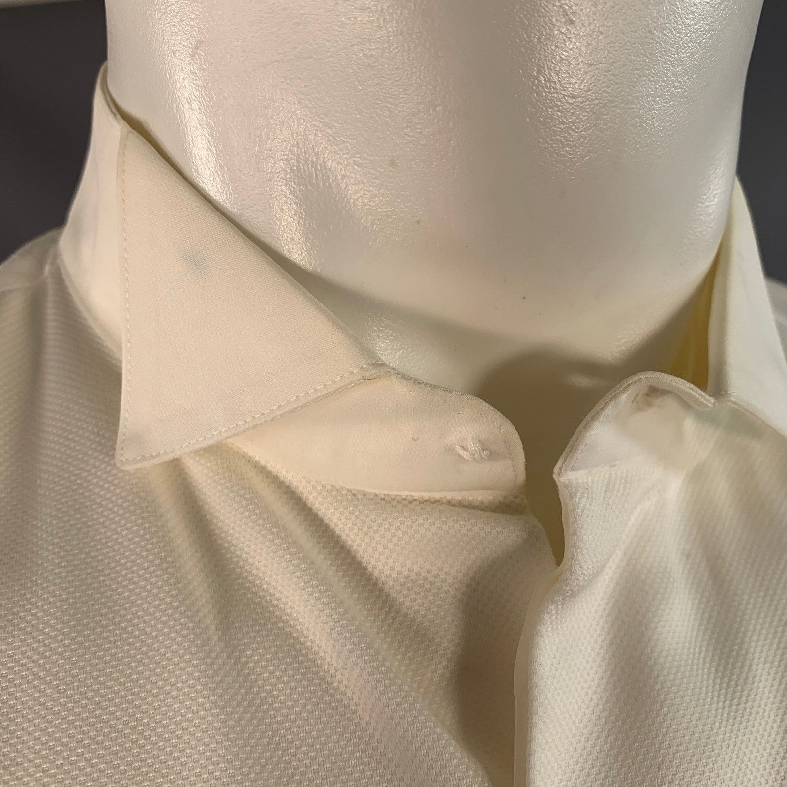 Ermenegildo Zegna ERMENEGILDO ZEGNA Wingtip French Cuff Tuxedo Long Sleeve Size 42R - 6 Thumbnail