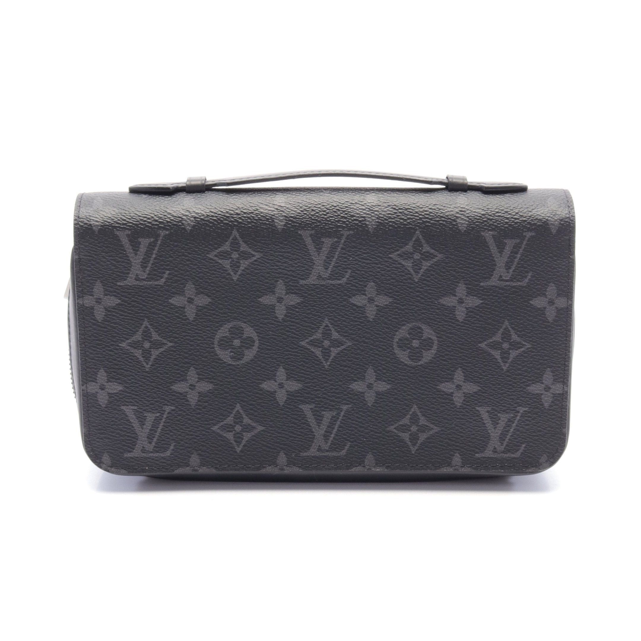 Louis Vuitton Louis Vuitton Zippy Xl Monogram Eclipse Round Zipper Long Wallet Leather Black Size ONE SIZE - 1 Thumbnail