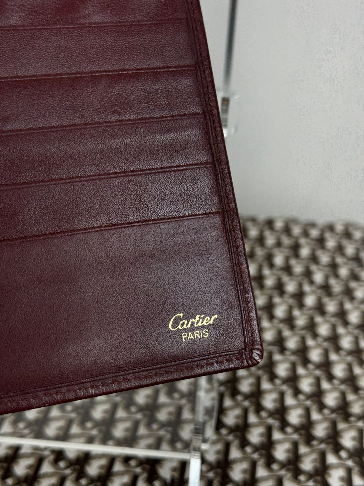 Cartier Vintage rare leather wallet Cartier original luxury item Size ONE SIZE - 3 Thumbnail
