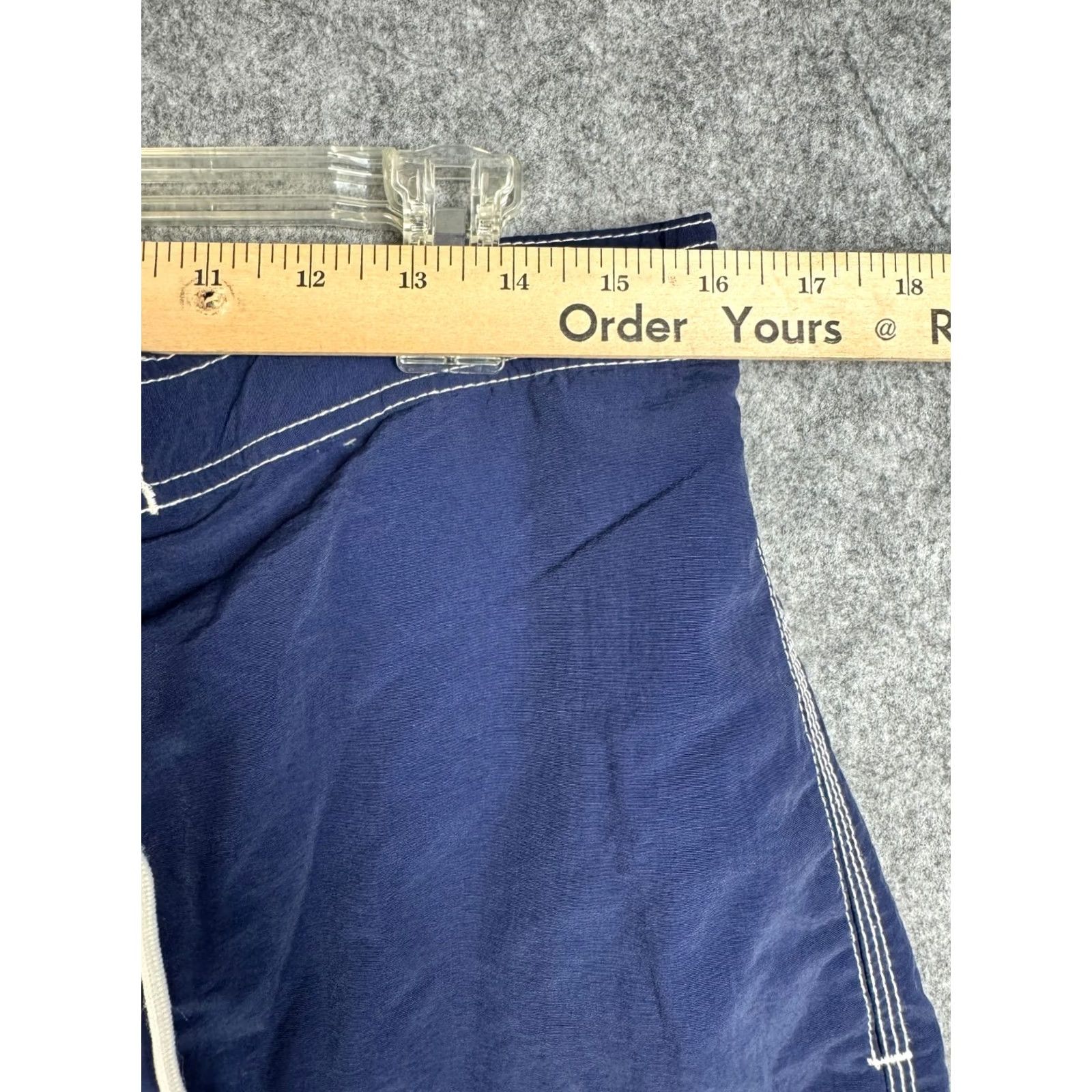 Polo Ralph Lauren VINTAGE Polo Ralph Lauren Board Shorts Mens Medium Blue Swim Trunks Cargo Lined Size US L / EU 52-54 / 3 - 7 Thumbnail