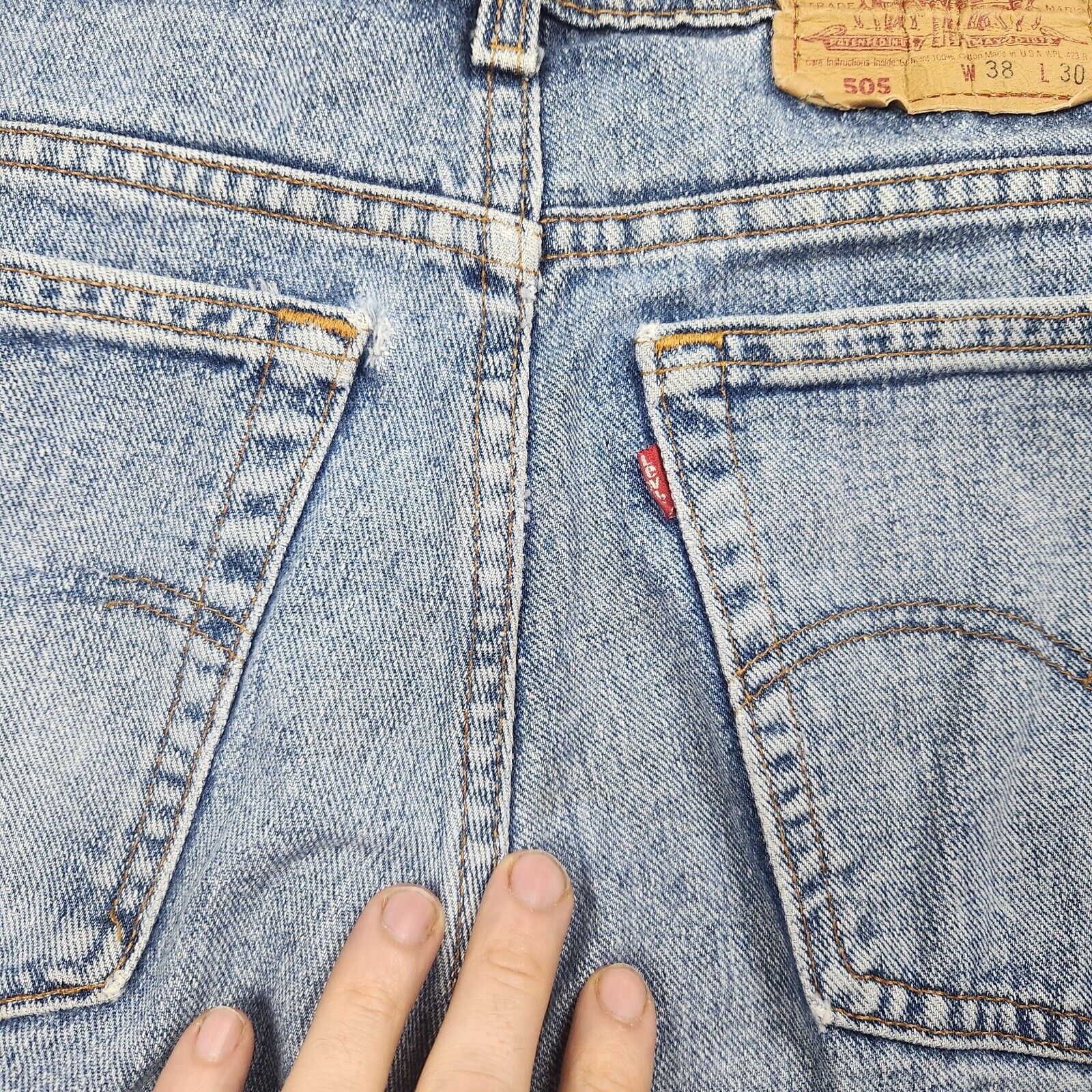 Levi's Levi's Vintage 505xx 92 USA Jeans Men's Size 38x30 #730 Size US 38 / EU 54 - 8 Thumbnail