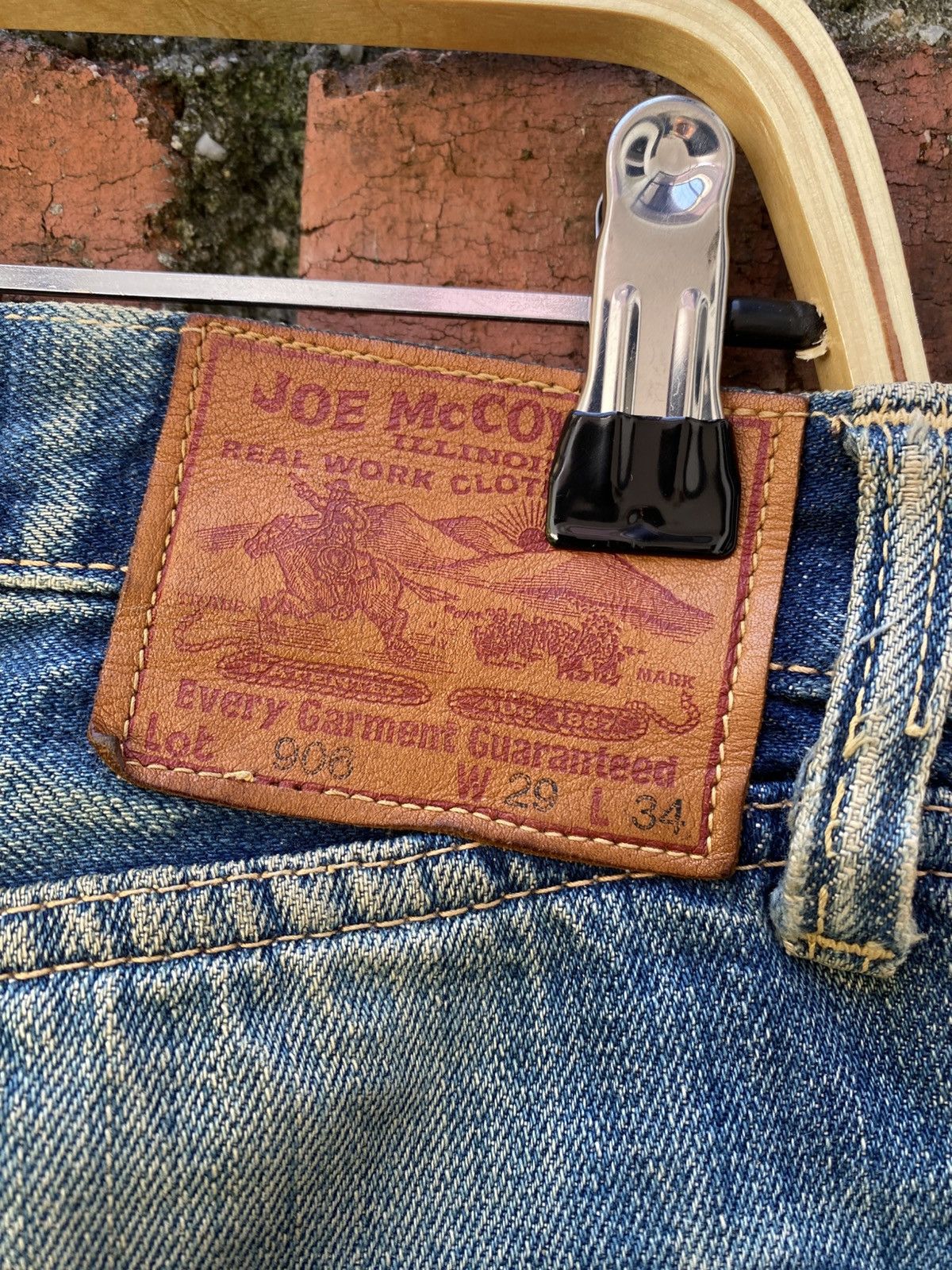 Sugar Cane × Toyo Enterprises W32x29.5 Joe MCCoy redline distressed denime Size US 32 / EU 48 - 8 Thumbnail