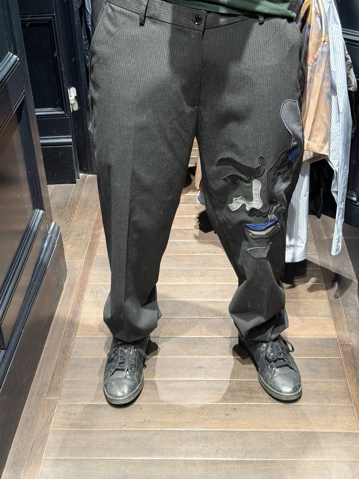 KidSuper KidSuper Tailored Trousers With Face Size US 36 / EU 52 - 1 Thumbnail