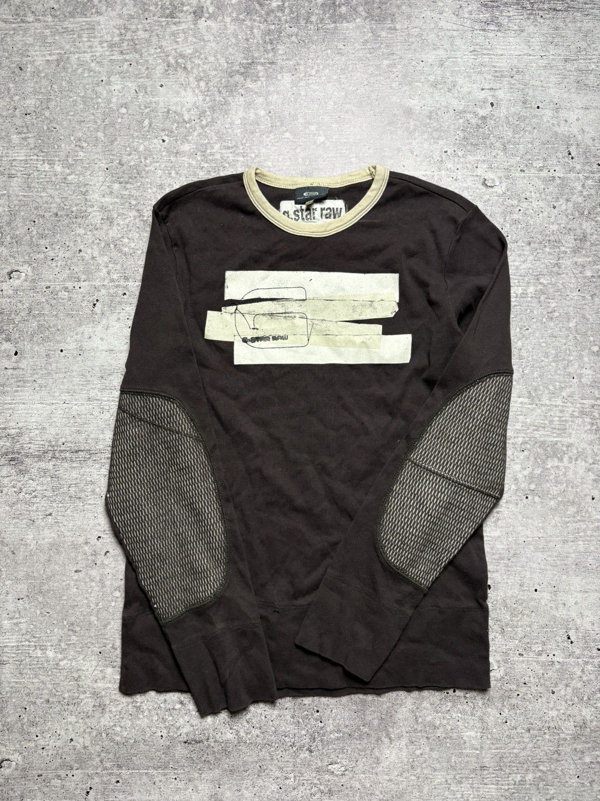 G-Star Vintage G Star Logo Long Sleeve Size US L / EU 52-54 / 3 - 3 Thumbnail