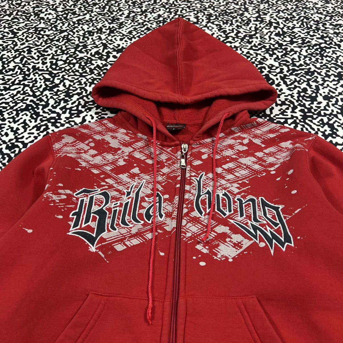Billabong Vintage Y2K Billabong Surf Affliction Style Retro Zip Hoodie Size US L / EU 52-54 / 3 - 5 Thumbnail