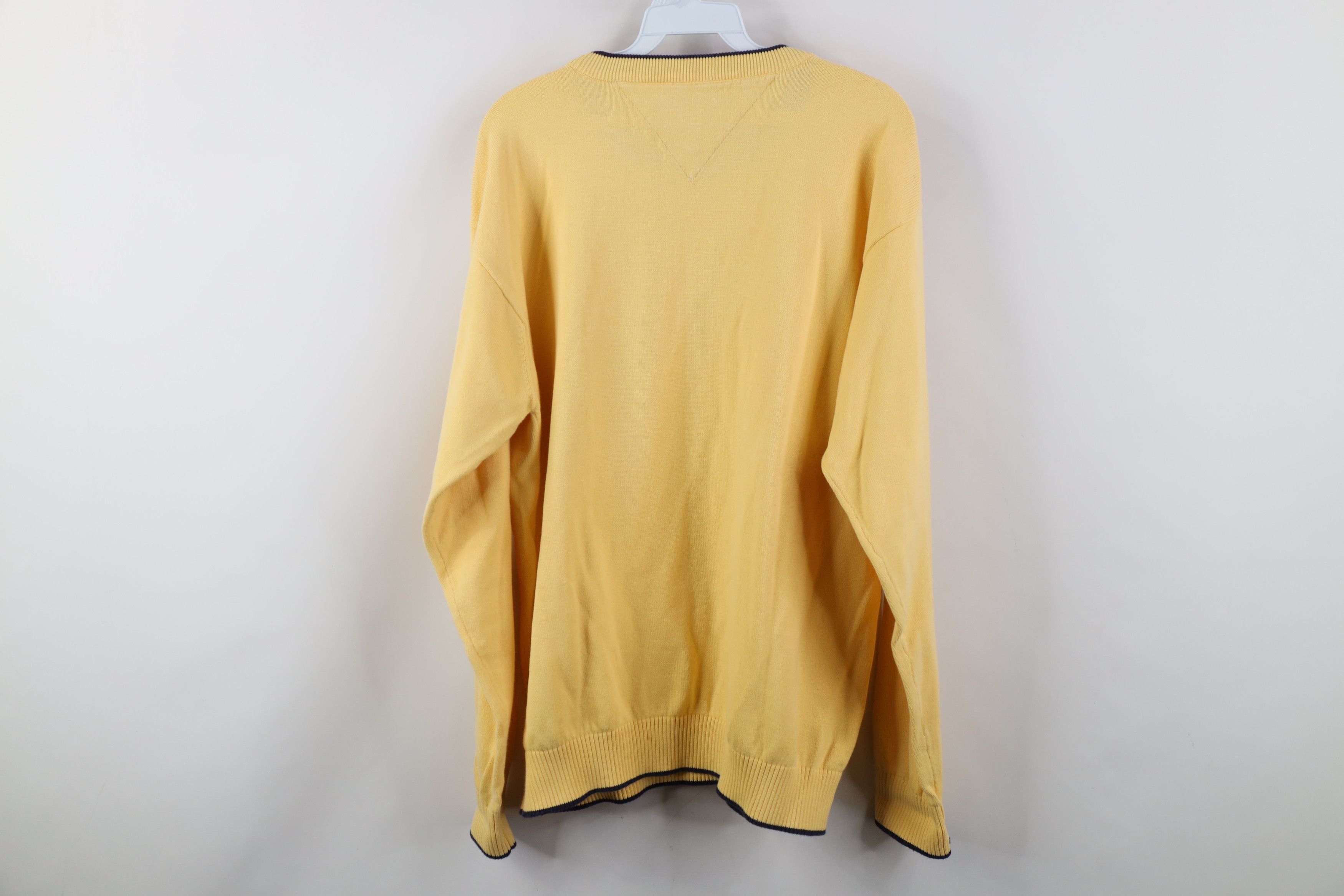 Tommy Hilfiger Vintage 90s Tommy Hilfiger Ribbed Knit Crewneck Sweater Size US L / EU 52-54 / 3 - 9 Thumbnail