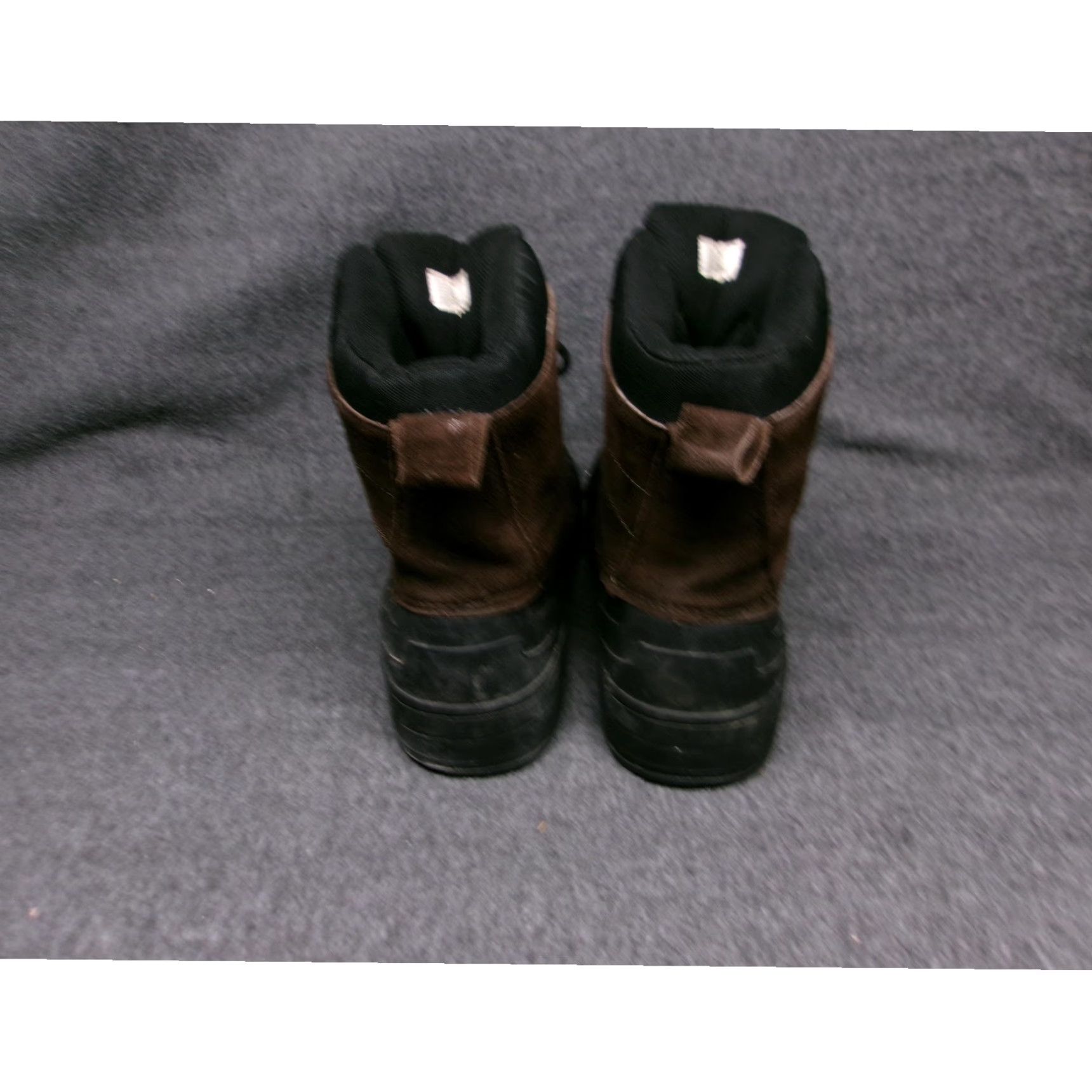 George George Boots Mens 11 Brown Black Outdoor Lace Up Waterproof Rugged Shoe Boot Mens Winter Outdoor Workwear Hiking Snow Gear Size US 11 / EU 44 - 4 Thumbnail