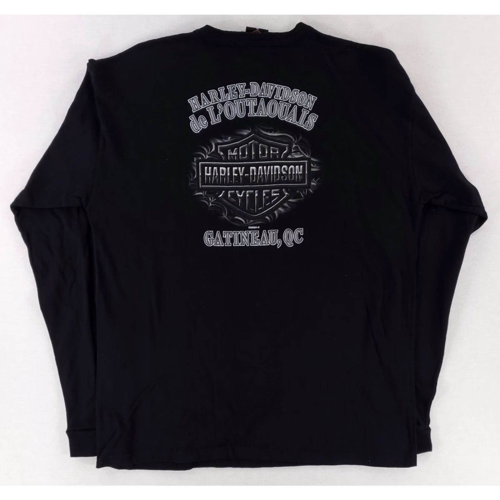 Harley Davidson VINTAGE Harley-Davidson VTG Henley Long Sleeve T Shirt Made USA Mens XL Black USA Mens XL Shirt Size US XL / EU 56 / 4 - 6 Thumbnail