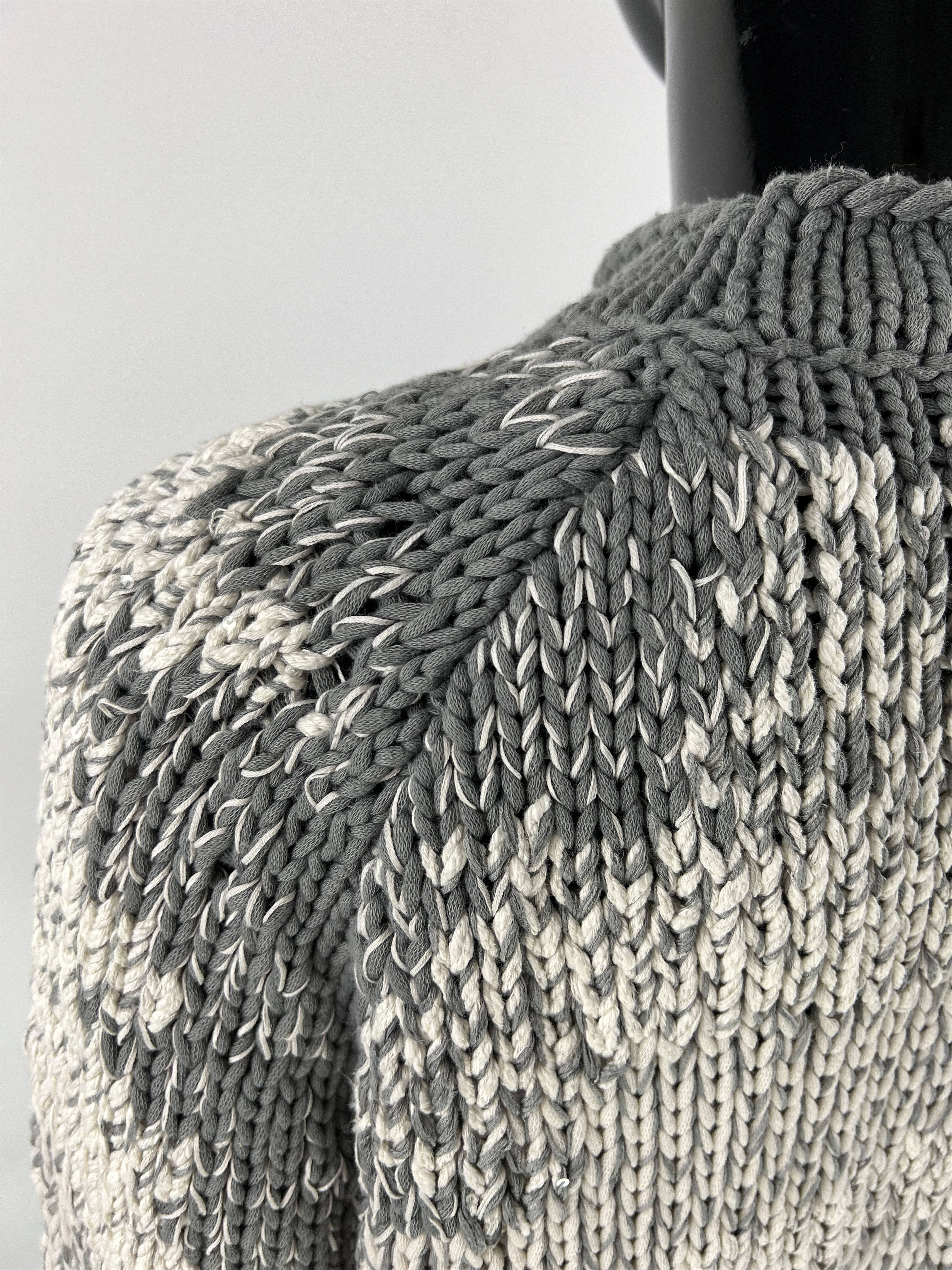 Brunello Cucinelli Brunello Cucinelli Cotton Linen Silk Sequins Sweater Size L Size L / US 10 / IT 46 - 4 Thumbnail