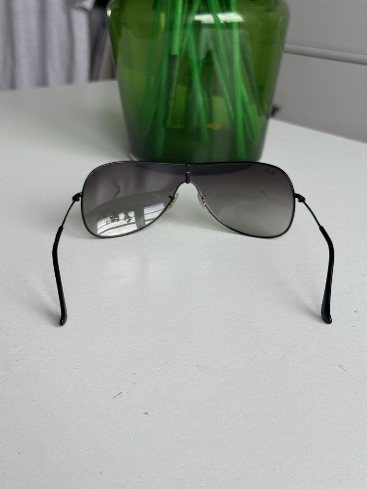 Designer Vintage y2k RayBan shield sunglasses avantgarde archive opium Size ONE SIZE - 6 Thumbnail