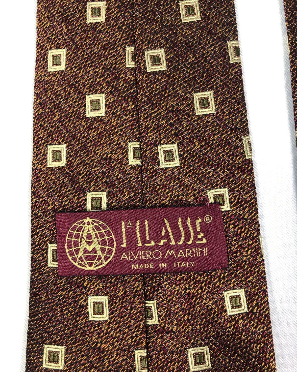 Alviero Martini Vintage Alviero Martini 1A Classe Silk Tie Made in Italy Size ONE SIZE - 6 Thumbnail