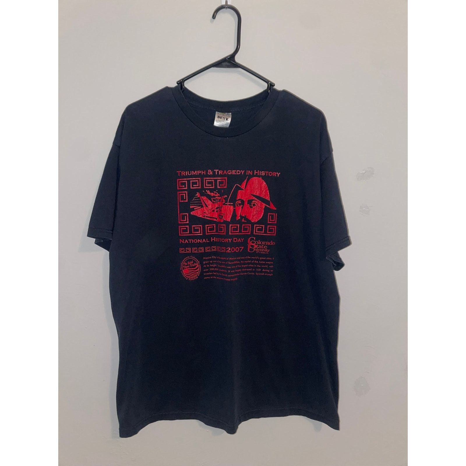 Fruit Of The Loom Vintage CSU Shirt National History Day History Tee 2000s Xl Size US XL / EU 56 / 4 - 1 Thumbnail
