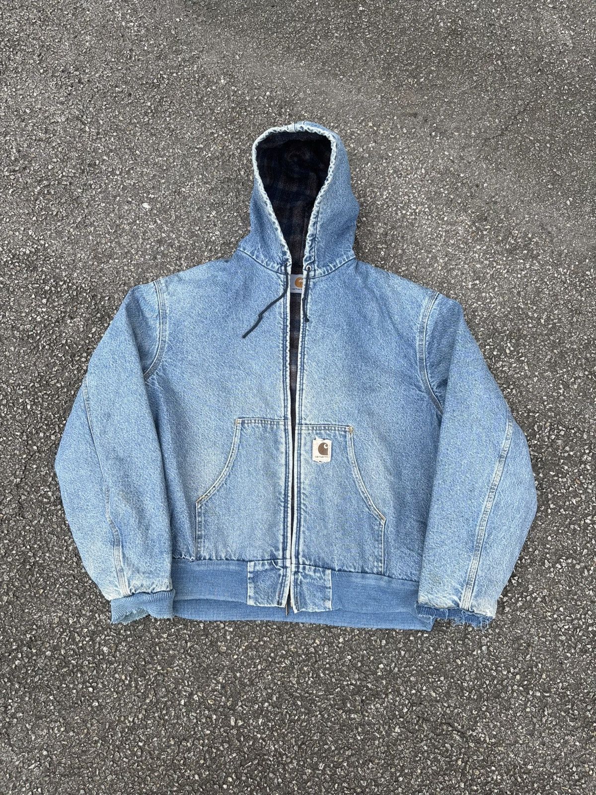 Carhartt Vintage 90’s Rare Made In USA JB1198 Carhartt Active Jacket Size US XL / EU 56 / 4 - 1 Thumbnail
