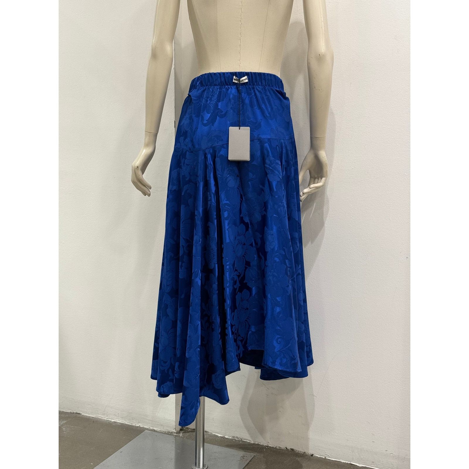 A/W2020 Balenciaga iridescent floral long skirt