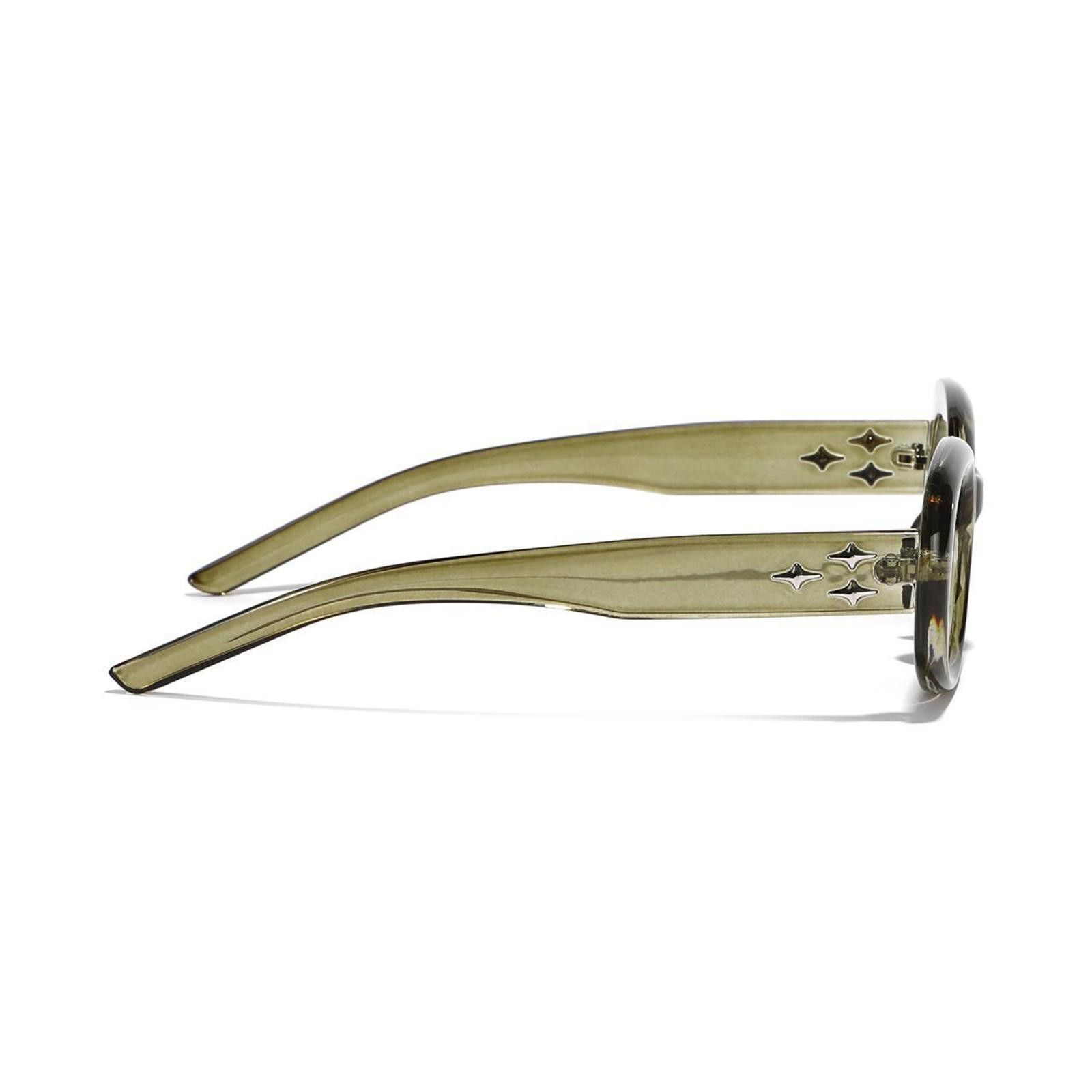 Japanese Brand Vtg Y2k Avant Garde Cat Eye Sunglasses Olive Unisex One Size Size ONE SIZE - 3 Thumbnail
