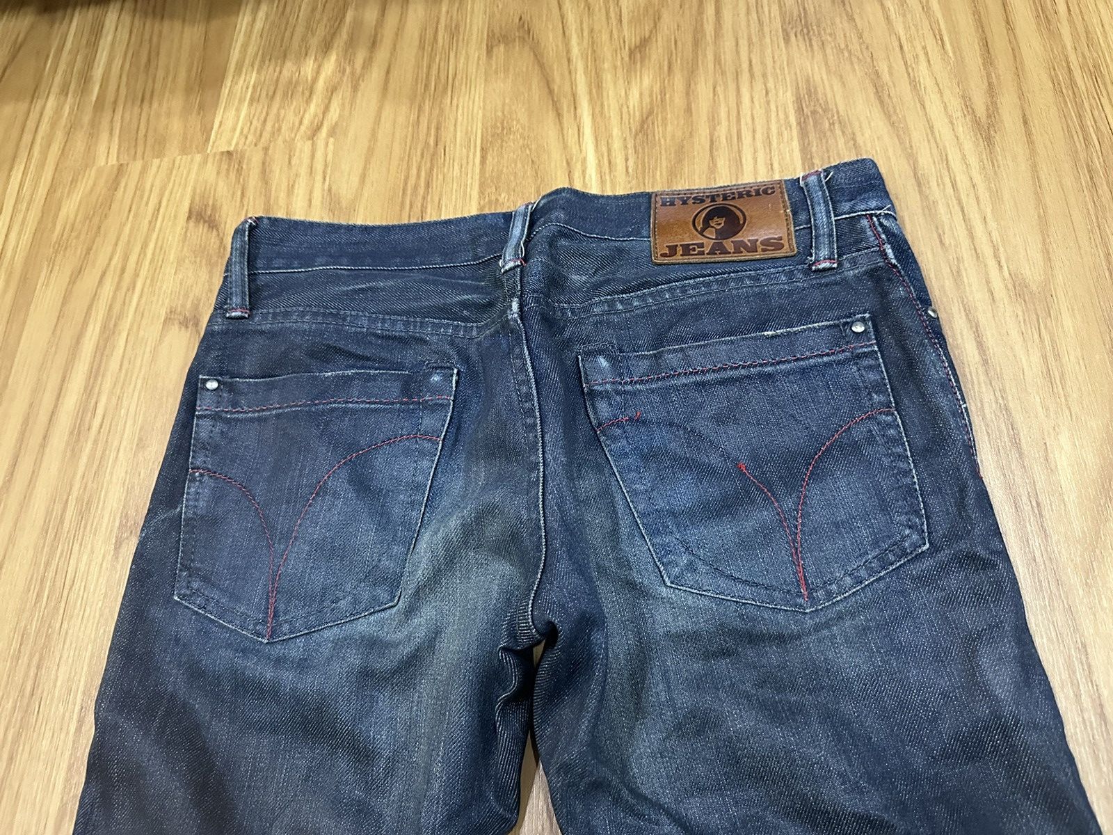 Hysteric Glamour Hysteric Glamour Waxed Distressed Knee Denim Size US 28 / EU 44 - 11 Thumbnail