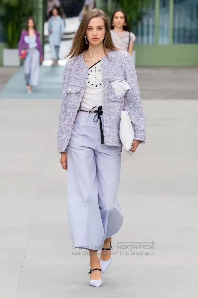 Chanel Chanel Double-row button wide-leg pants Size 42" / US 20 - 7 Thumbnail
