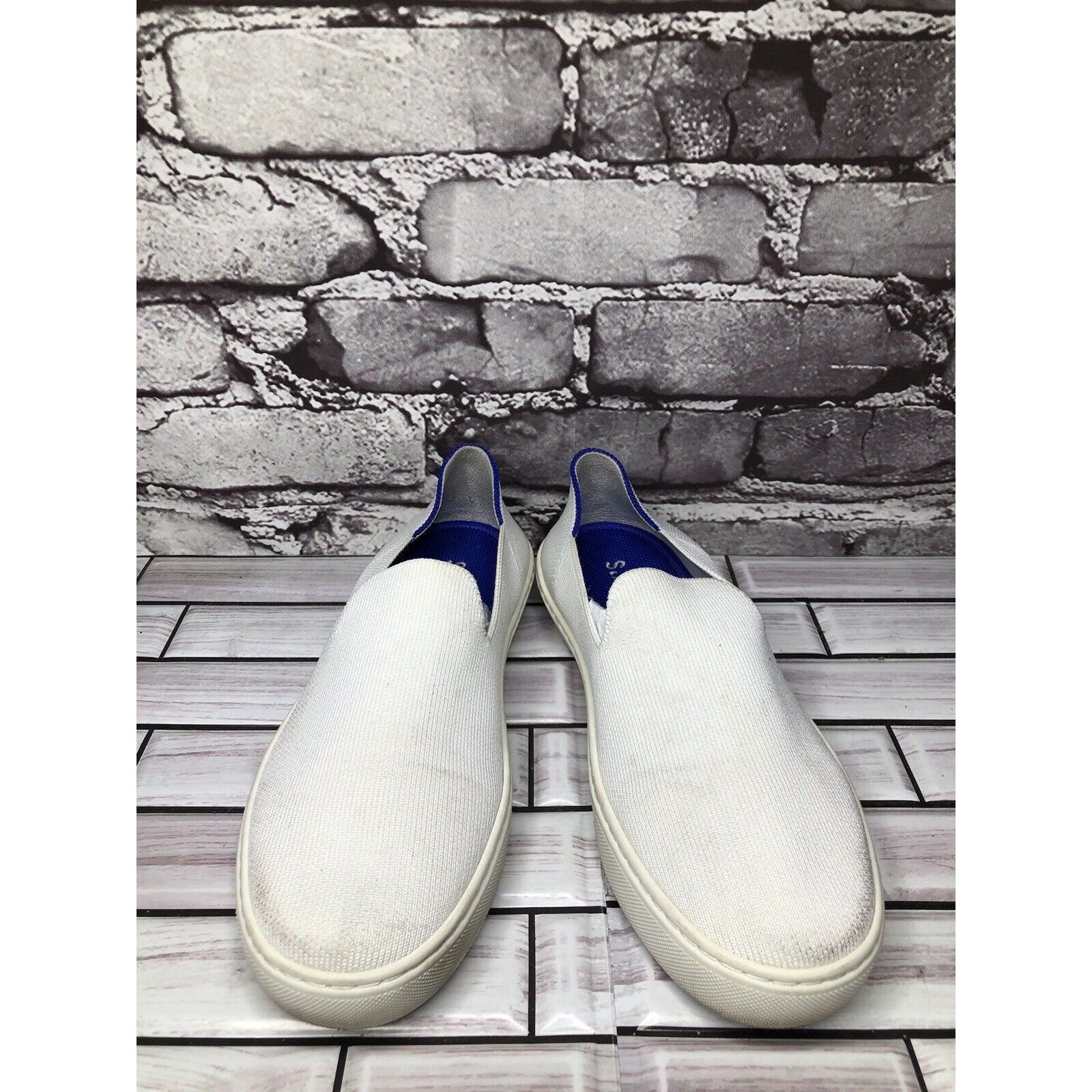Other Rothy’s The Sneaker White Knit Fabric Casual Comfort Shoes W Size US 7 / IT 37 - 9 Thumbnail
