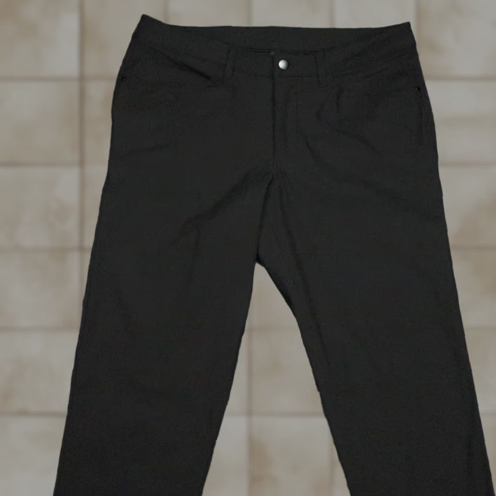 Lululemon Lululemon Pants Men 34x33 Black ABC Classic 5 Pocket Trouser Warpstreme Shirt? Size US 34 / EU 50 - 1 Thumbnail