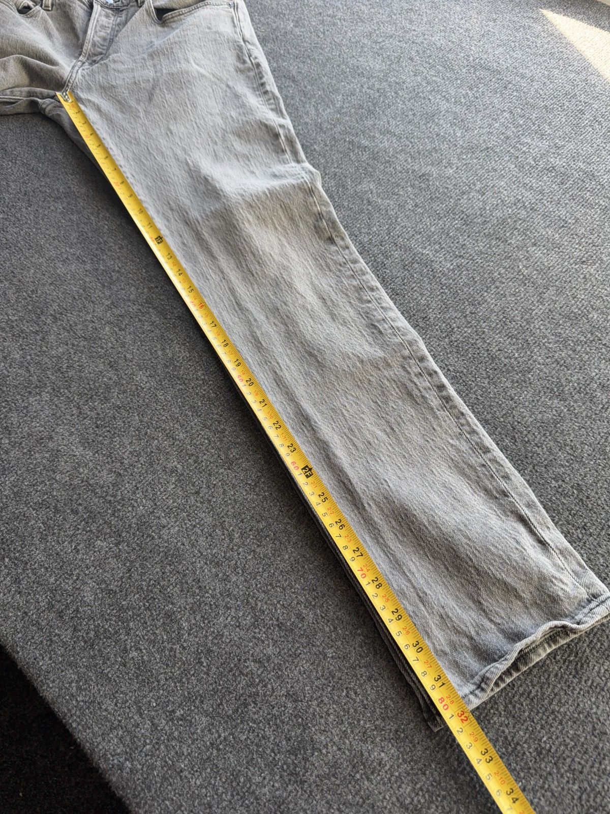 G-Star Y2K G-Star RAW 3301 Slim Faded Grey Denim Jeans W32 L32 Size US 32 / EU 48 - 20 Thumbnail