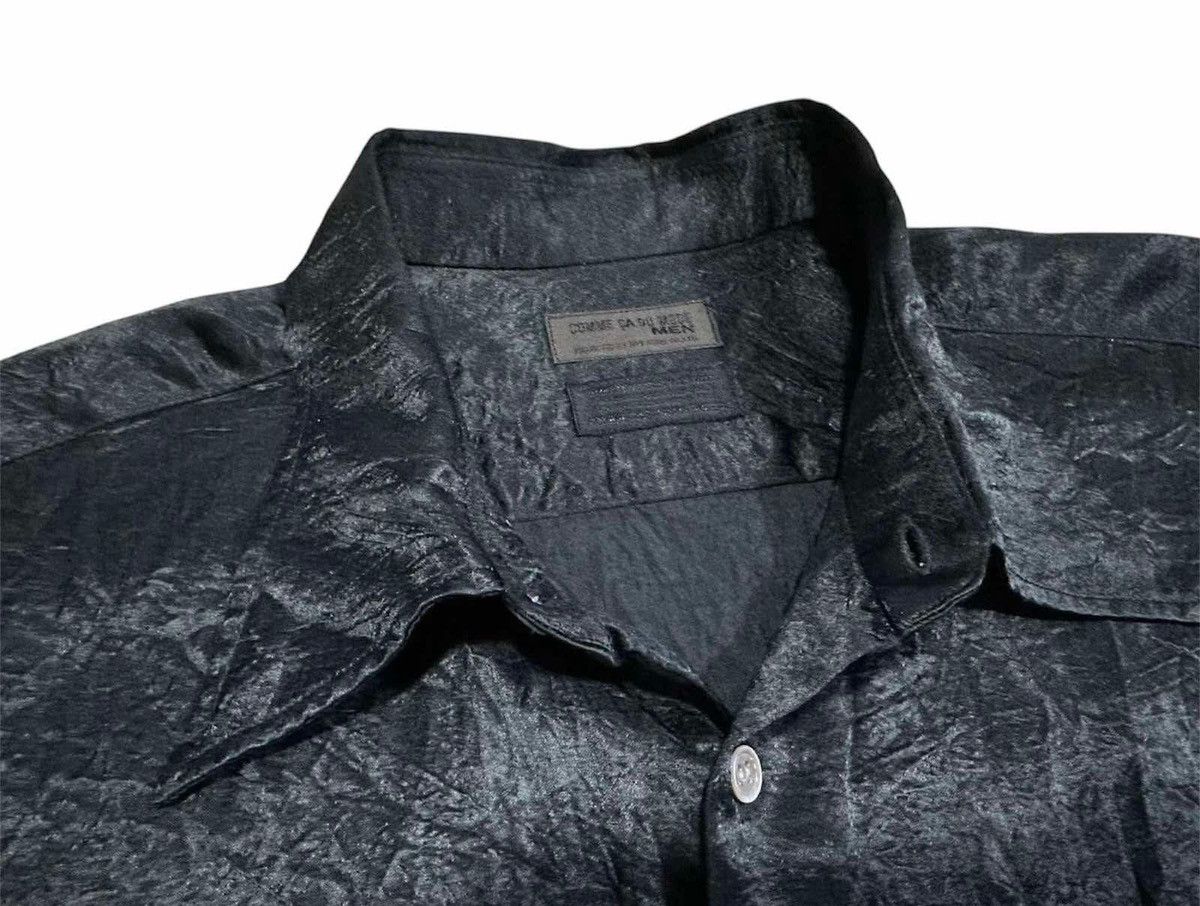 If Six Was Nine × Japanese Brand 🔥Sick Y2K Comme Ca Du Mode Men Shirt Black Sheer Size US L / EU 52-54 / 3 - 6 Thumbnail
