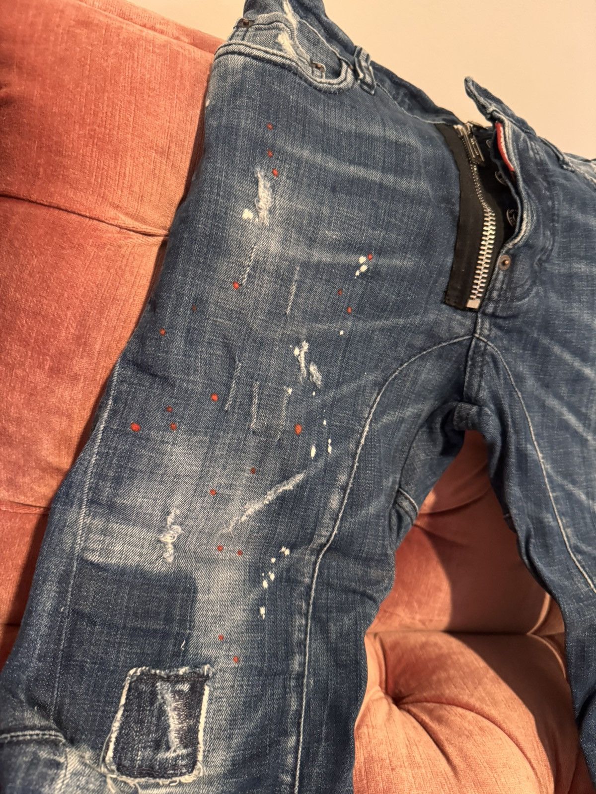 Dsquared2 dsquared denim ripped jeans with details Size US 28 / EU 44 - 2 Thumbnail