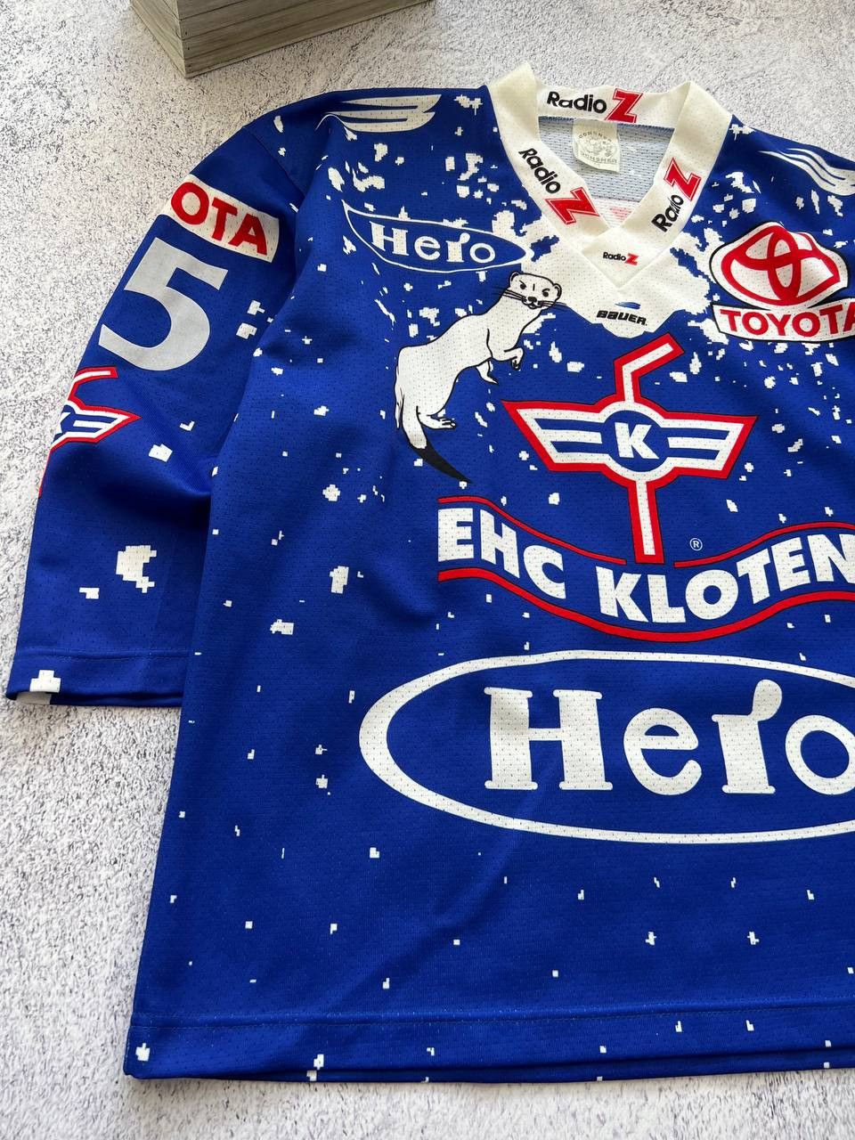 Vintage KLOTEN FLYERS 1998/99 HOCKEY SHIRT JERSEY #65 Tommy Sjödin Size US M / EU 48-50 / 2 - 11 Thumbnail