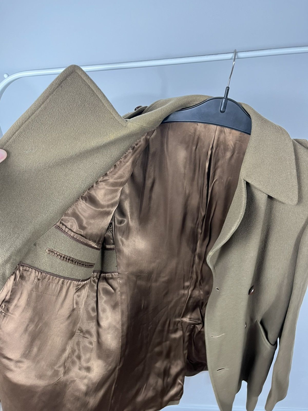 Other Vintage Wool Double Breasted Military Style Coat Size 44 Size US XL / EU 56 / 4 - 8 Thumbnail