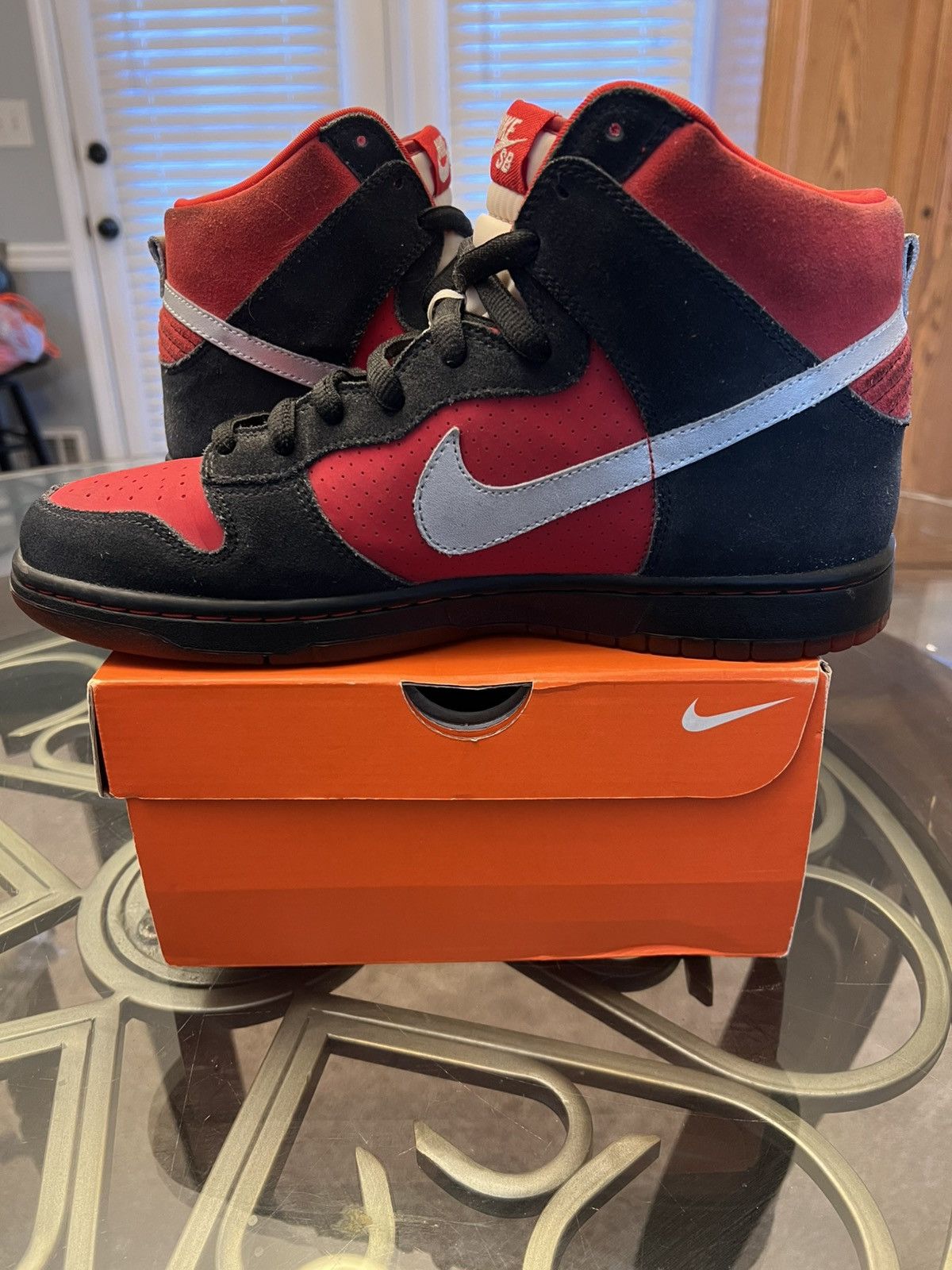 Nike Nike Dunk High Pro SB “Sport Red” Size US 10 / EU 43 - 9 Thumbnail