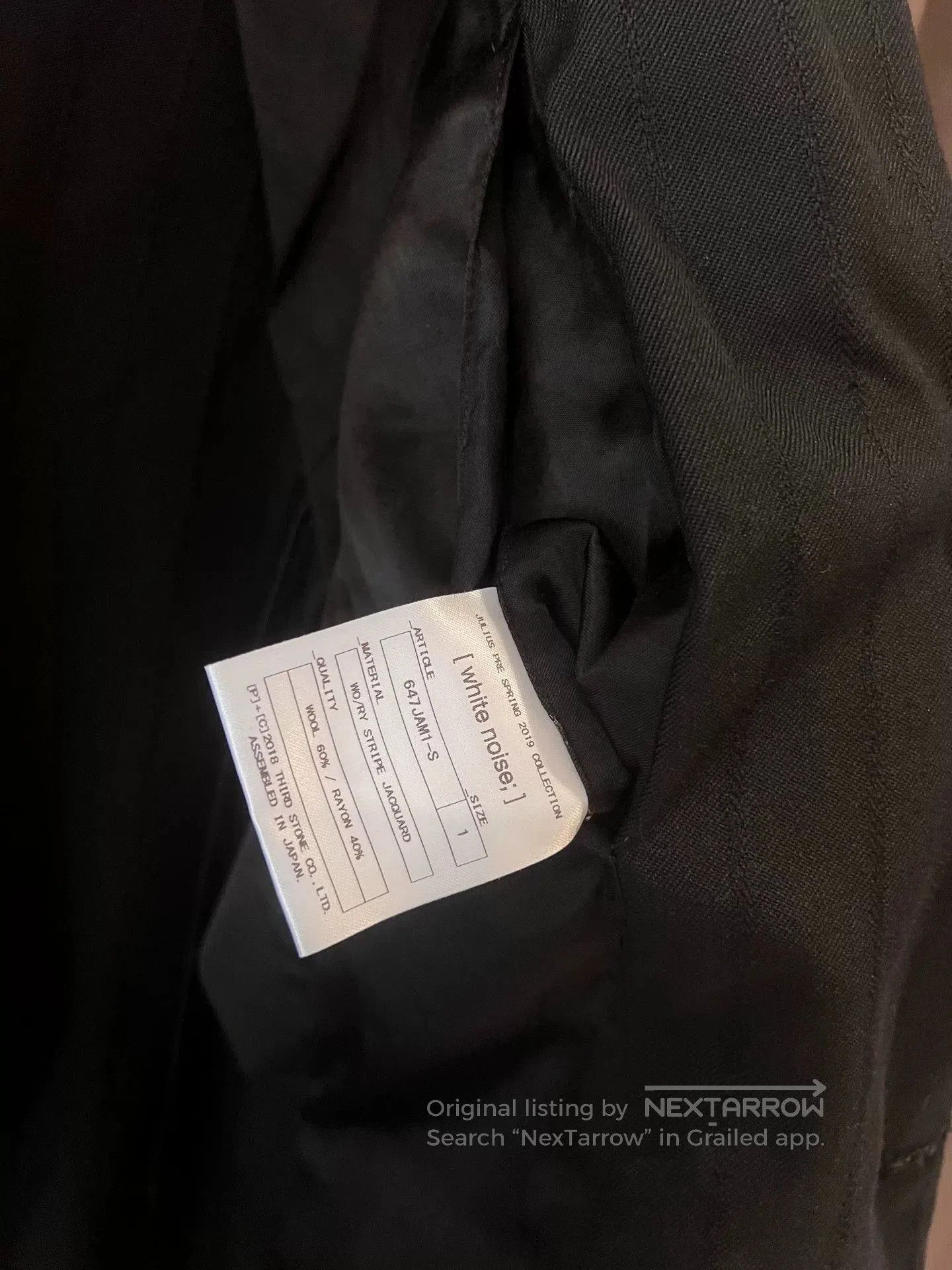 Julius Classic Julius 7 Black Blazer. Size US M / EU 48-50 / 2 - 9 Thumbnail