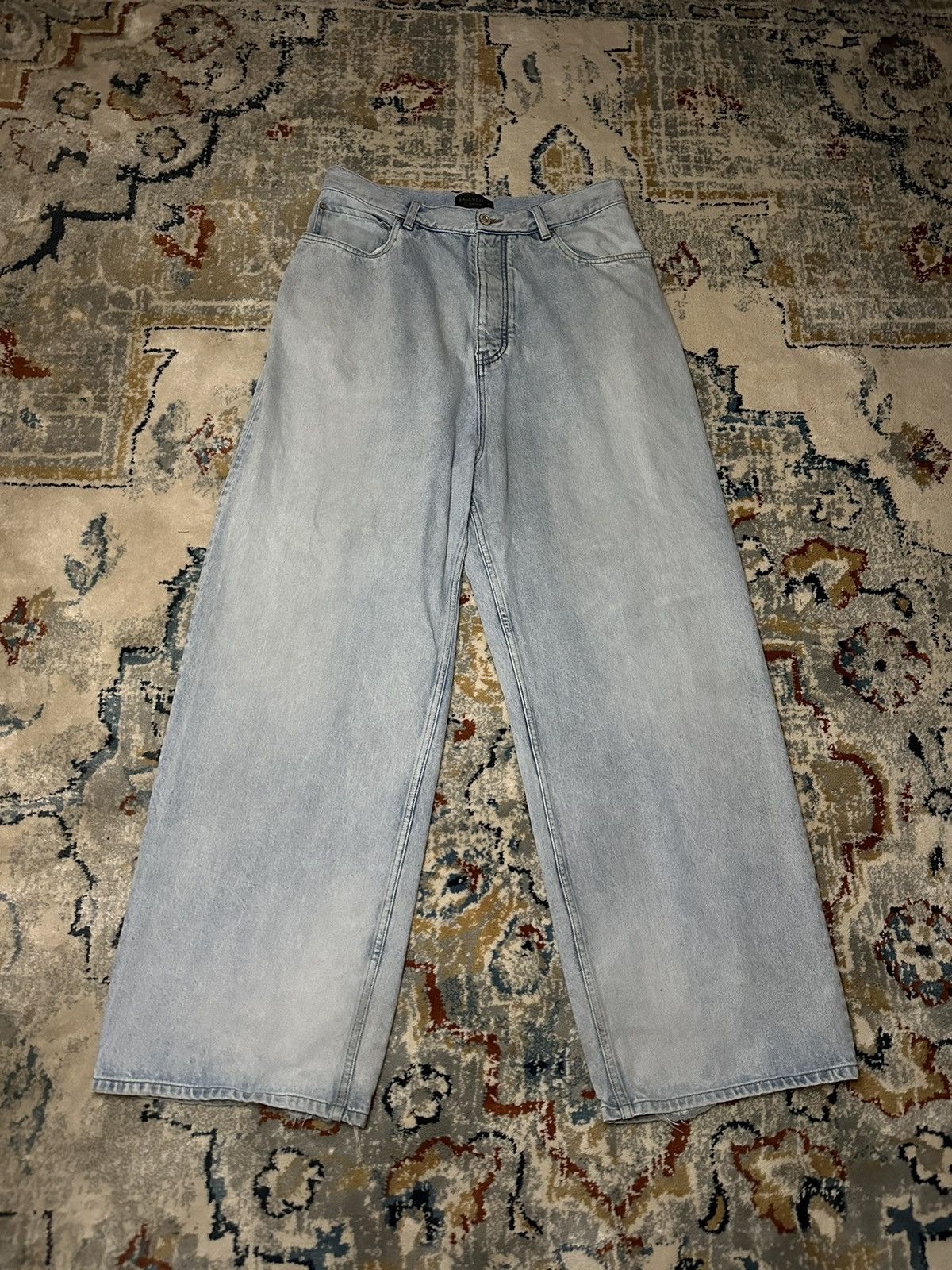 Balenciaga Balenciaga Denim Size Sticker Jeans Medium Size US 32 / EU 48 - 1 Thumbnail