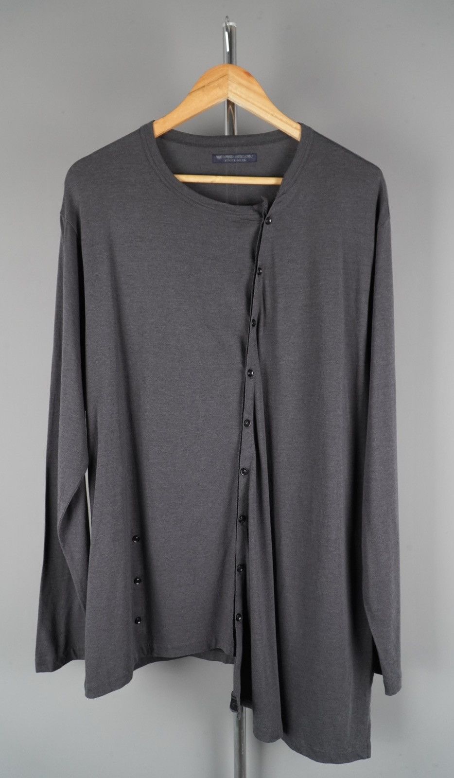 Yohji Yamamoto Yohji Yamamoto - Regulation Men - Diagonal Switch Deform Tee Size US L / EU 52-54 / 3 - 1 Thumbnail