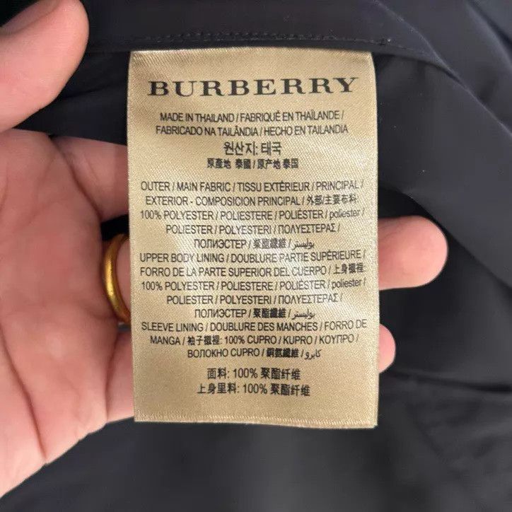 Burberry BURBERRY Black Long Trench Coat UK8 New with tags Size S / US 4 / IT 40 - 5 Thumbnail
