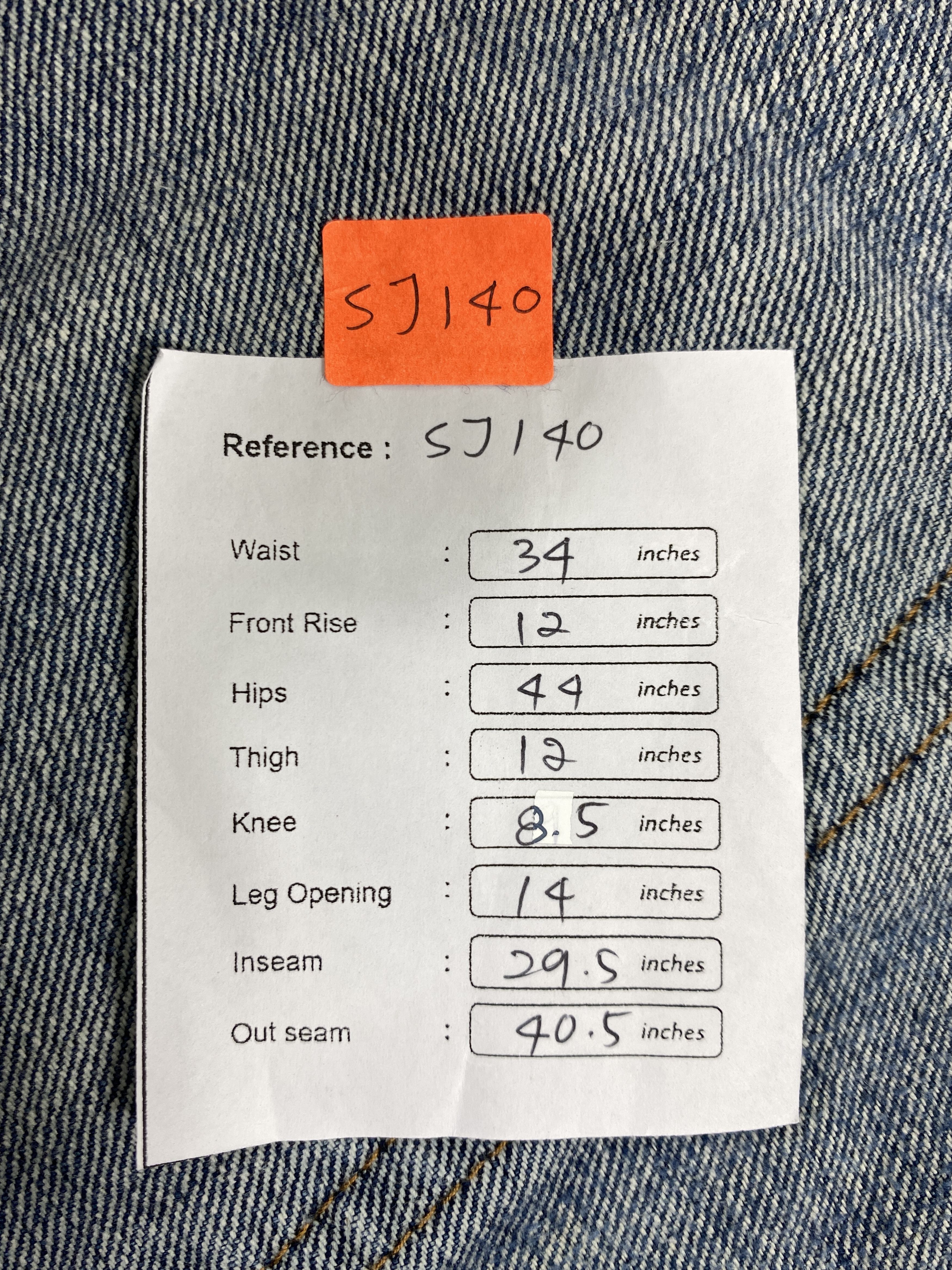 Levi's Distressed Blue Levi's 508 Jeans 34x29.5 Denim -SJ140 Size US 34 / EU 50 - 8 Thumbnail