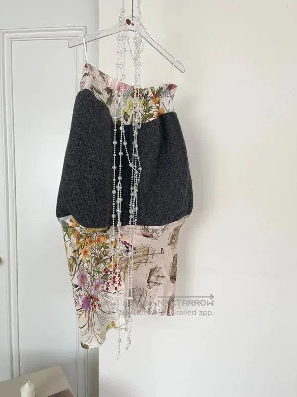 Comme des Garcons Comme des Garçons Multi-Color Cotton Skirt . Size 23" - 1 Thumbnail