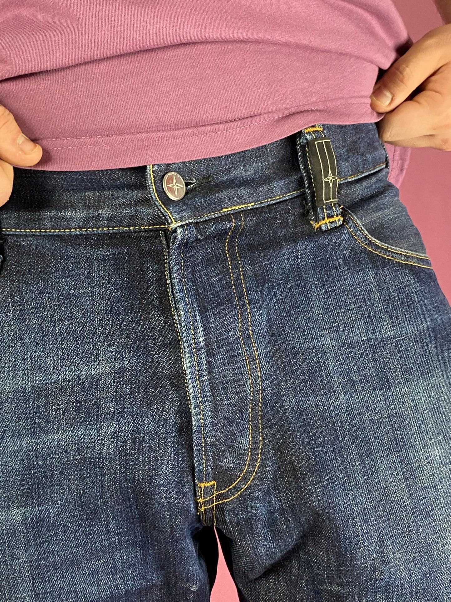 Stone Island × Vintage Stone Island Denim Vintage Men's Shortened Jeans - 40 Size US 40 / EU 56 - 6 Thumbnail