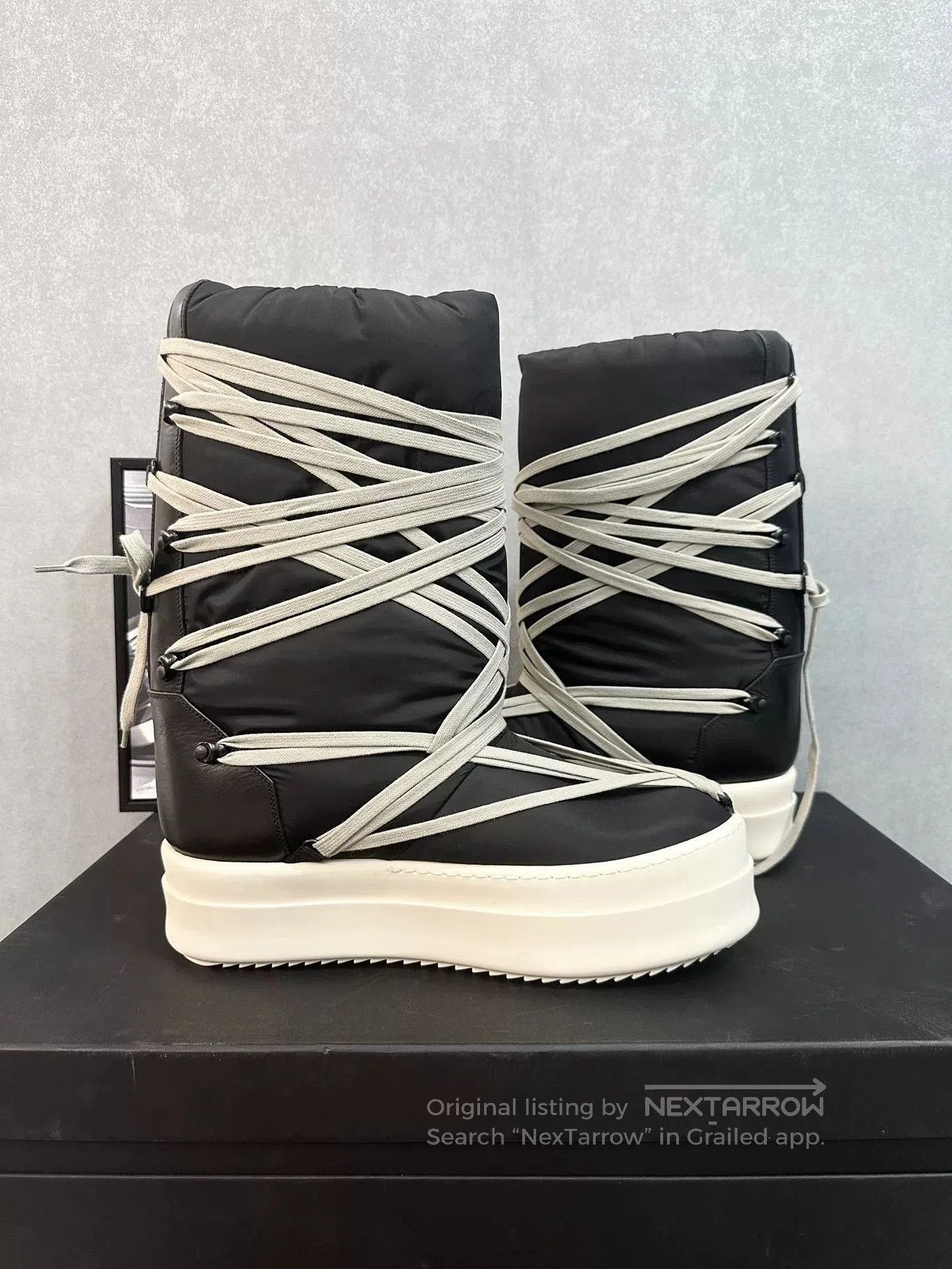 Rick Owens Rick Owens Moncler Collaboration Snow Boots. Size US 7 / EU 40 - 3 Thumbnail