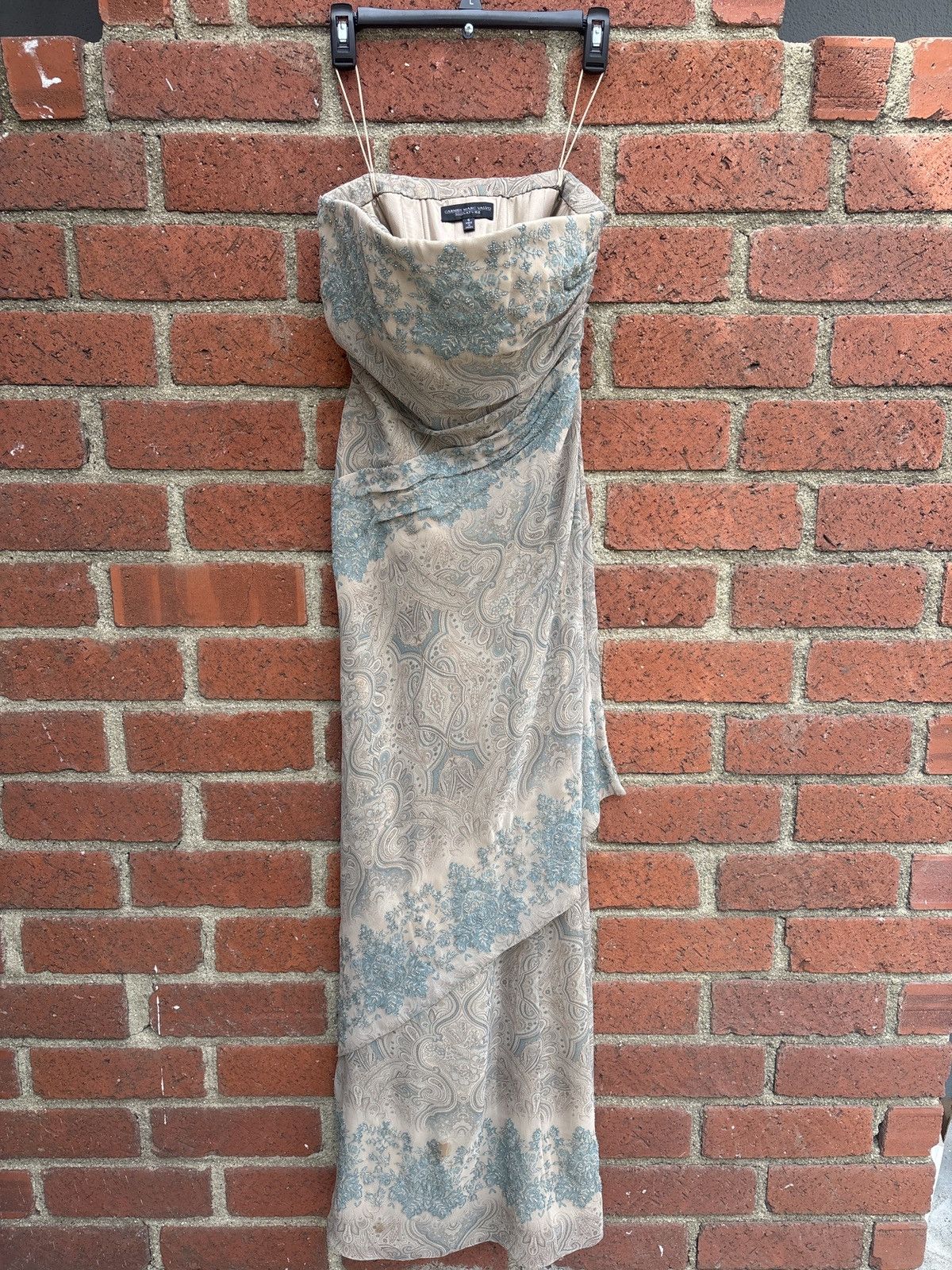 Carmen marc valvo floral dress